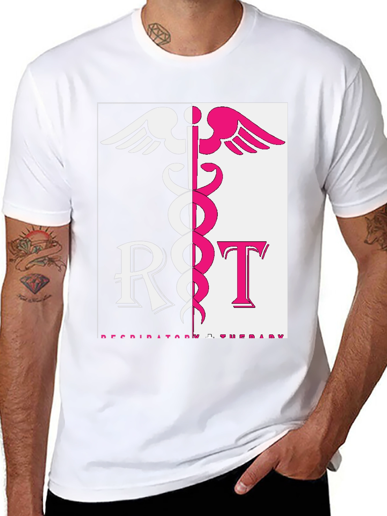 Respiratory Therapy T-Shirt - RT Caduceus