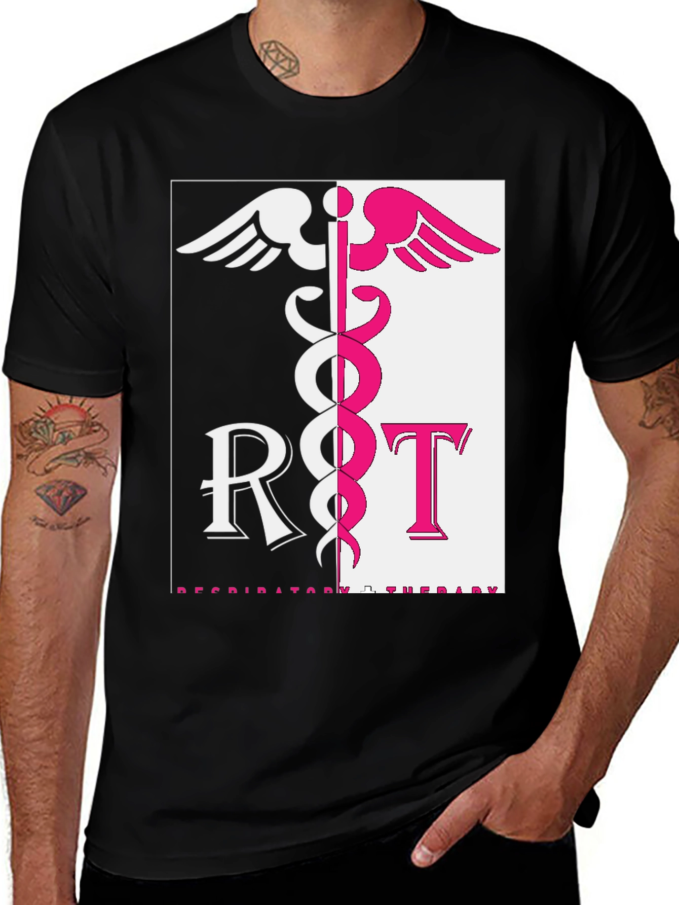 Respiratory Therapy T-Shirt - RT Caduceus