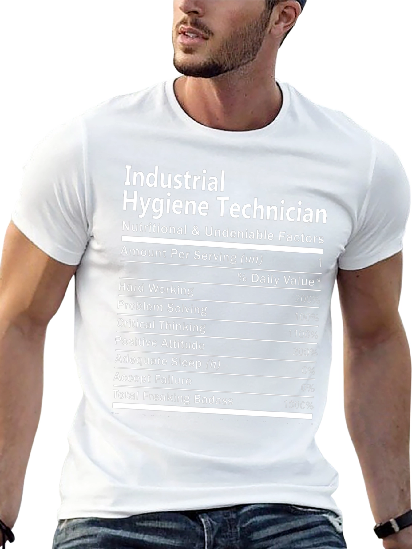 Industrial Hygiene Technician Nutritional Facts T-Shirt