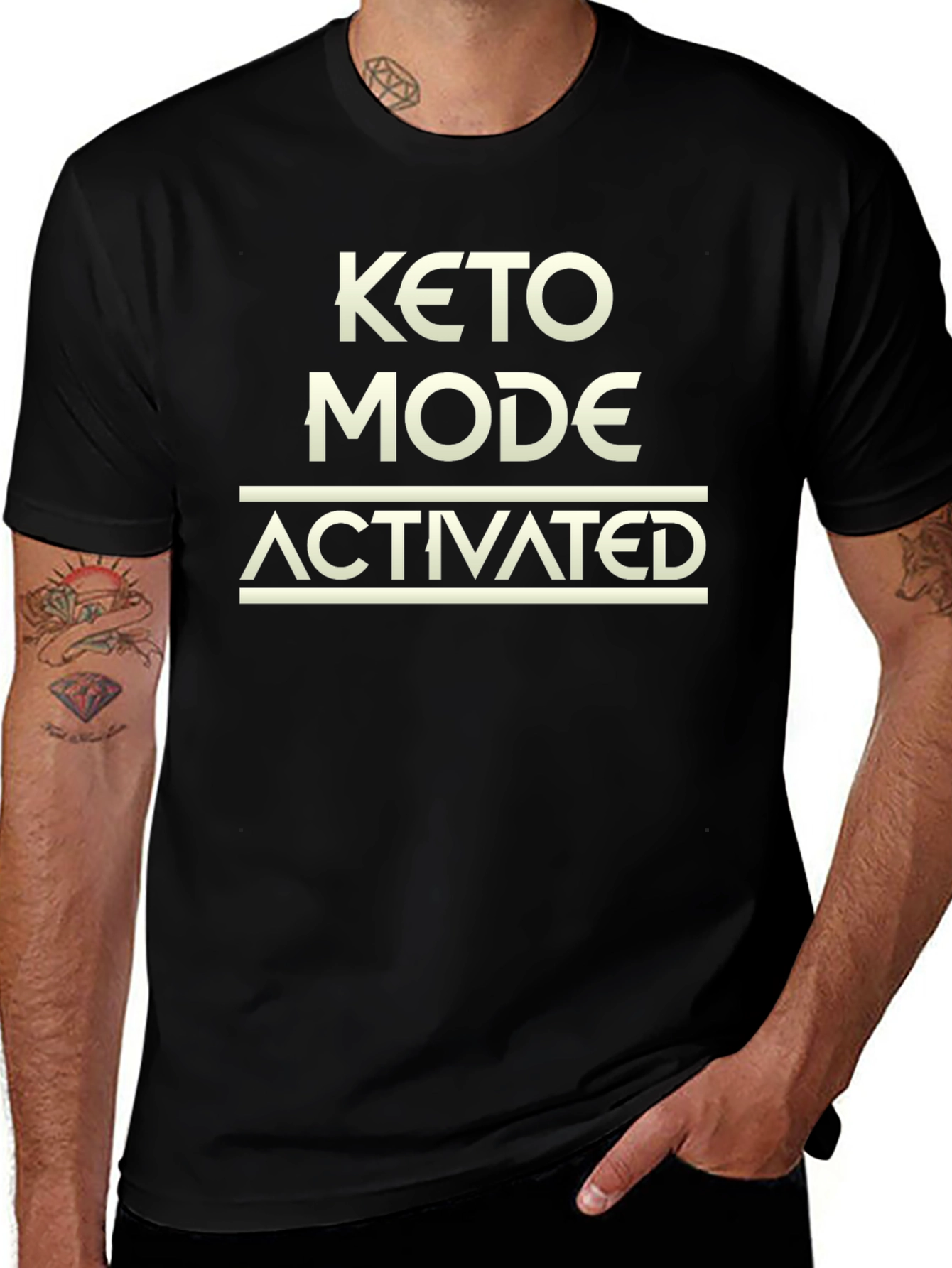 Keto Mode Activated Black T-Shirt