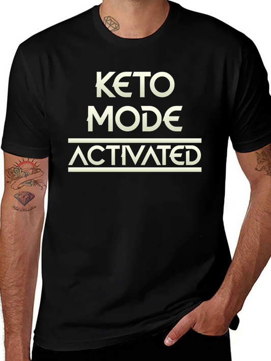 Keto Mode Activated Black T-Shirt
