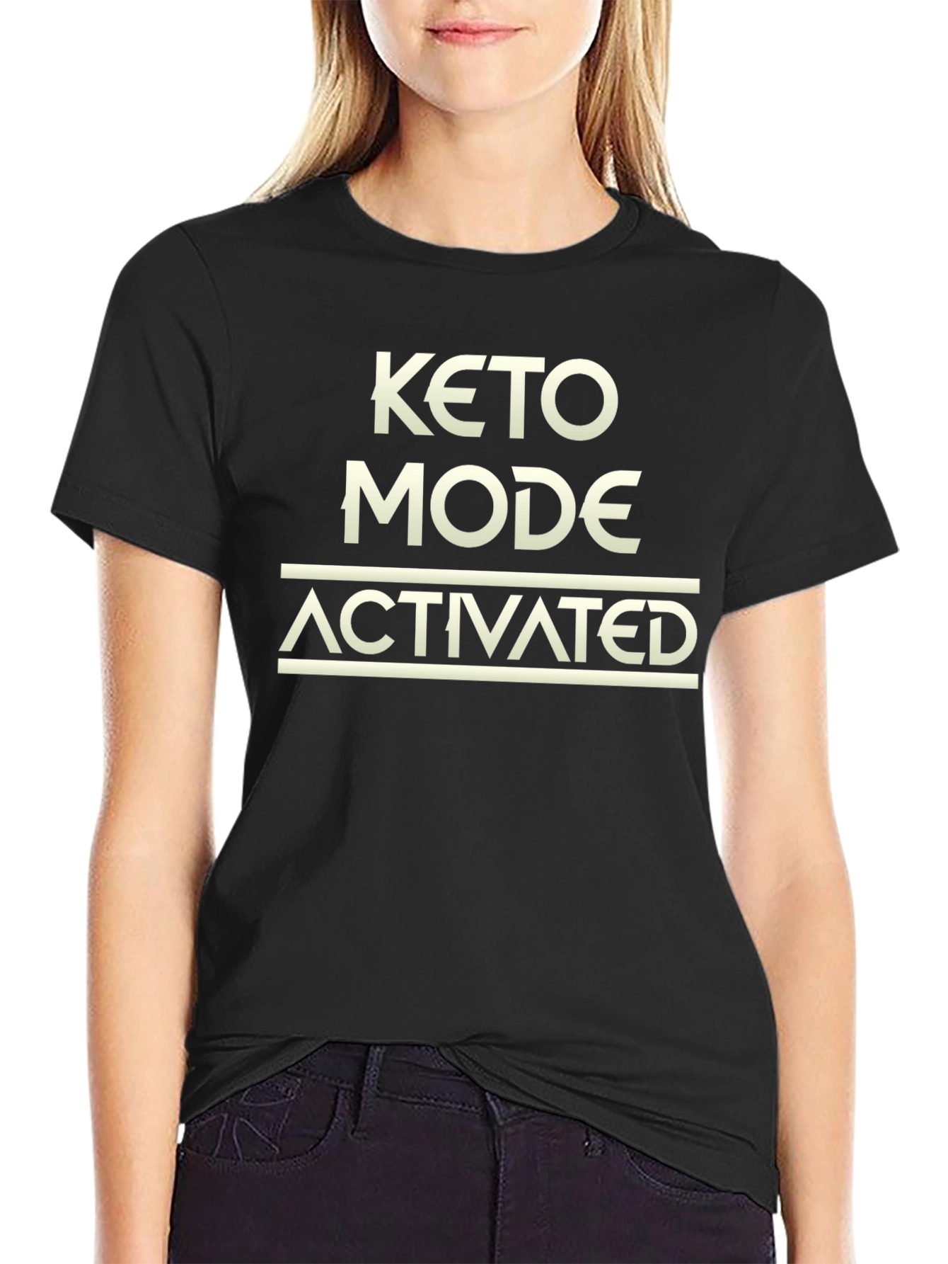 Keto Mode Activated Black T-Shirt
