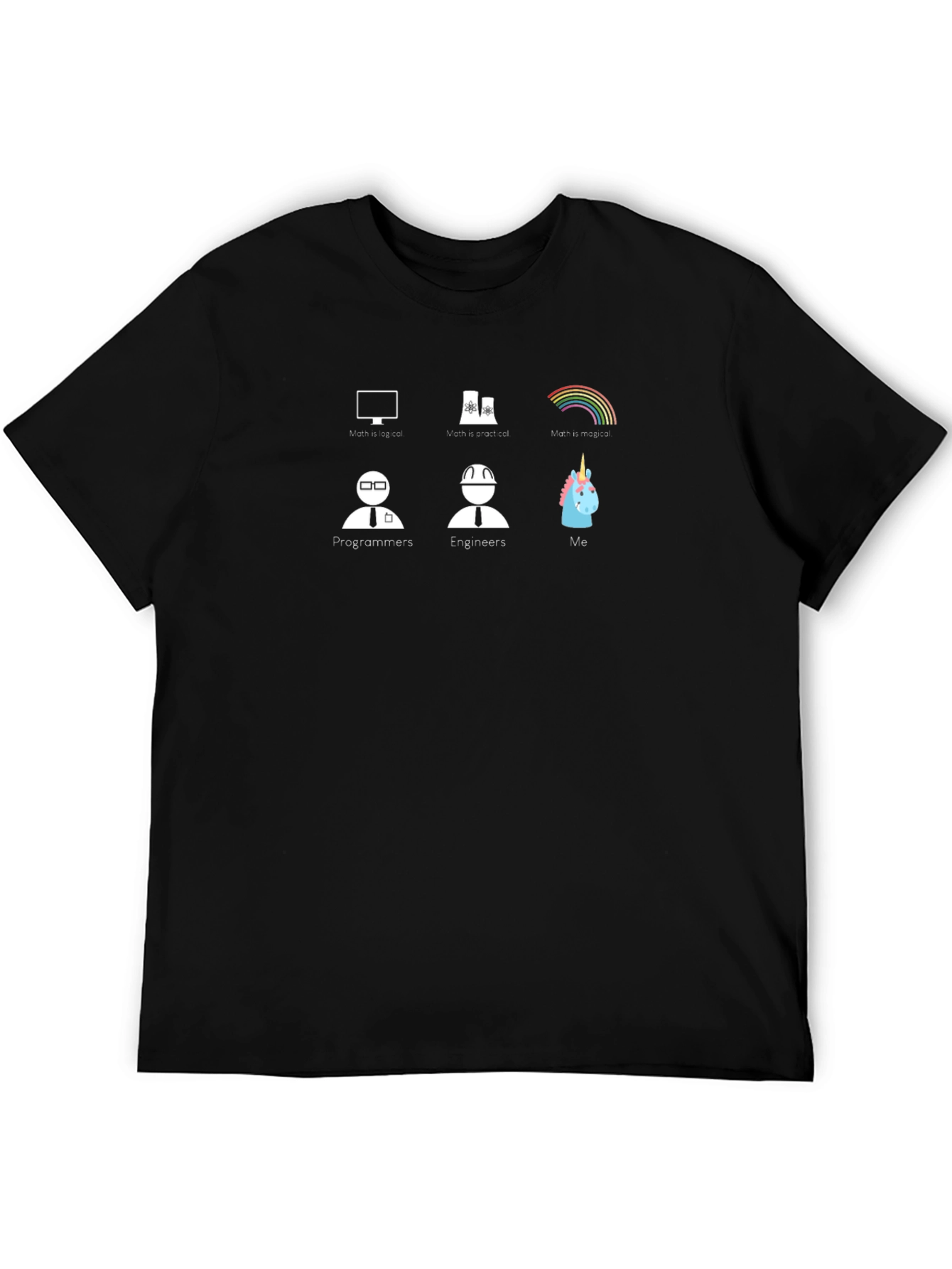 Programmer Engineer Unicorn Graphic T-Shirt
