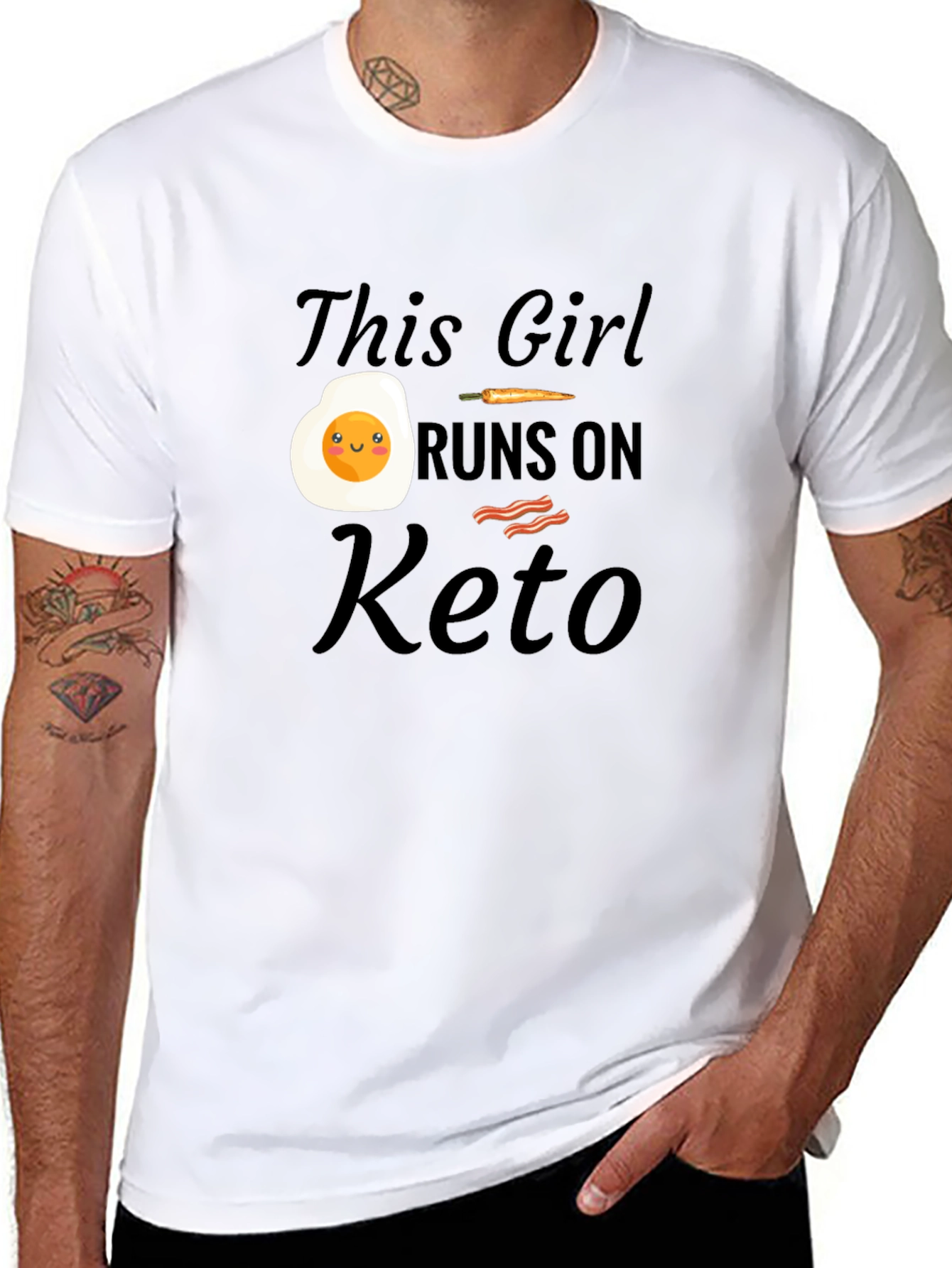 This Girl Runs on Keto T-Shirt