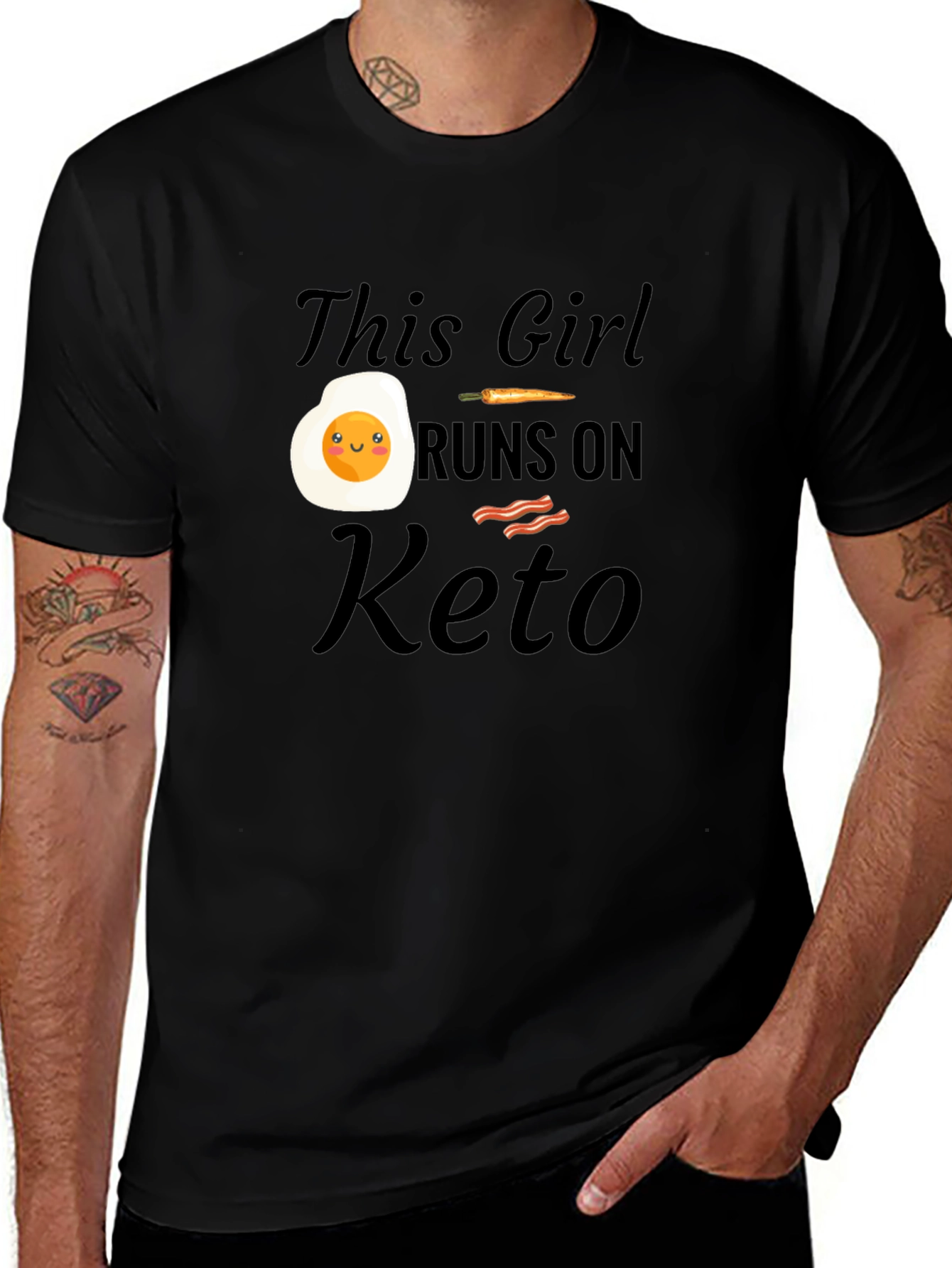 This Girl Runs on Keto T-Shirt