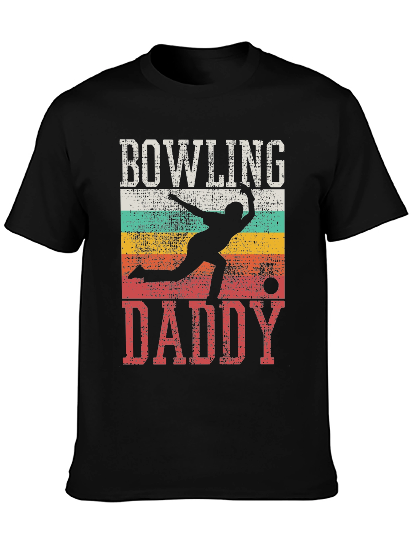 Bowling Daddy T-Shirt - Retro Style Bowler Tee