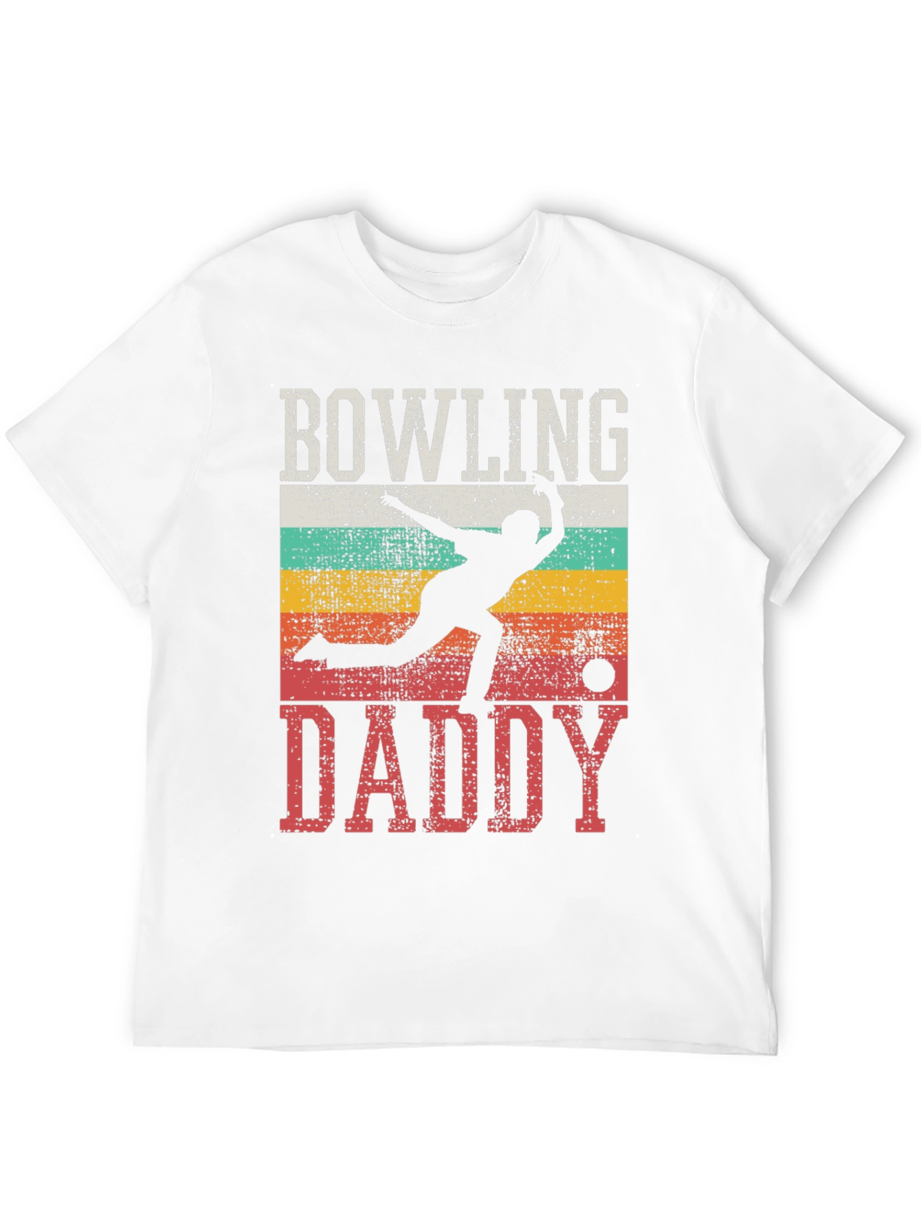 Bowling Daddy T-Shirt - Retro Style Bowler Tee