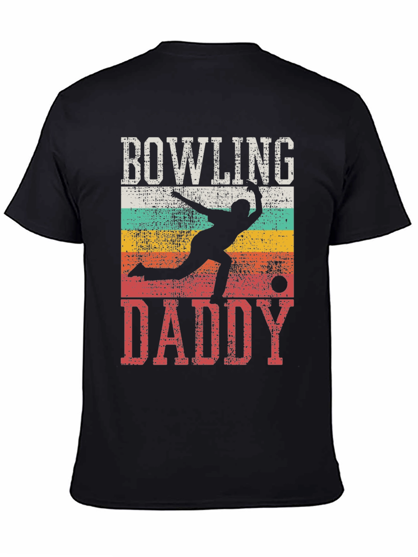 Bowling Daddy T-Shirt - Retro Style Bowler Tee