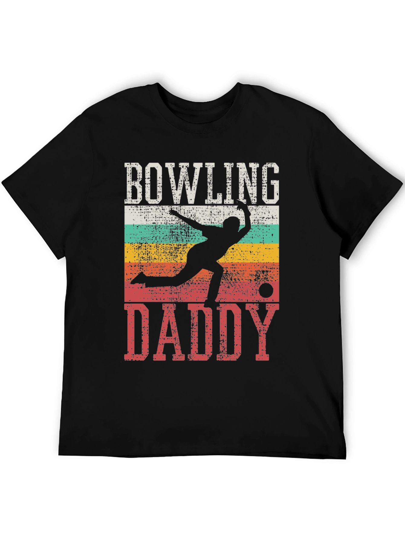 Bowling Daddy T-Shirt - Retro Style Bowler Tee