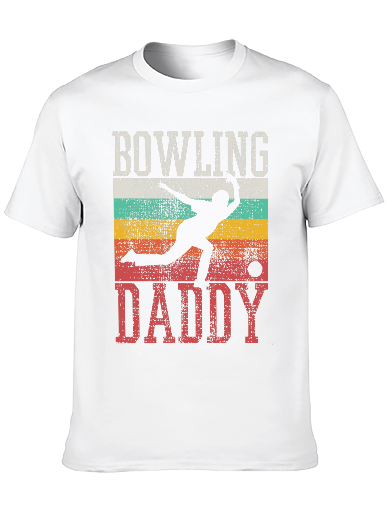 Bowling Daddy T-Shirt - Retro Style Bowler Tee