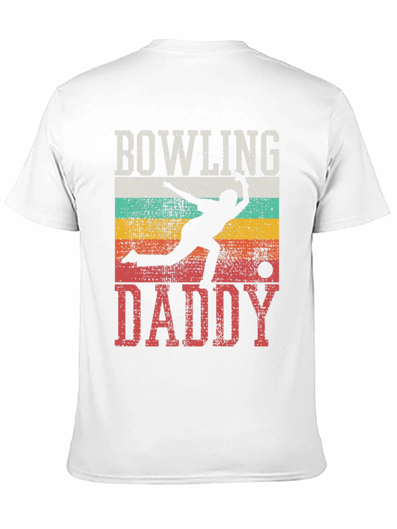 Bowling Daddy T-Shirt - Retro Style Bowler Tee