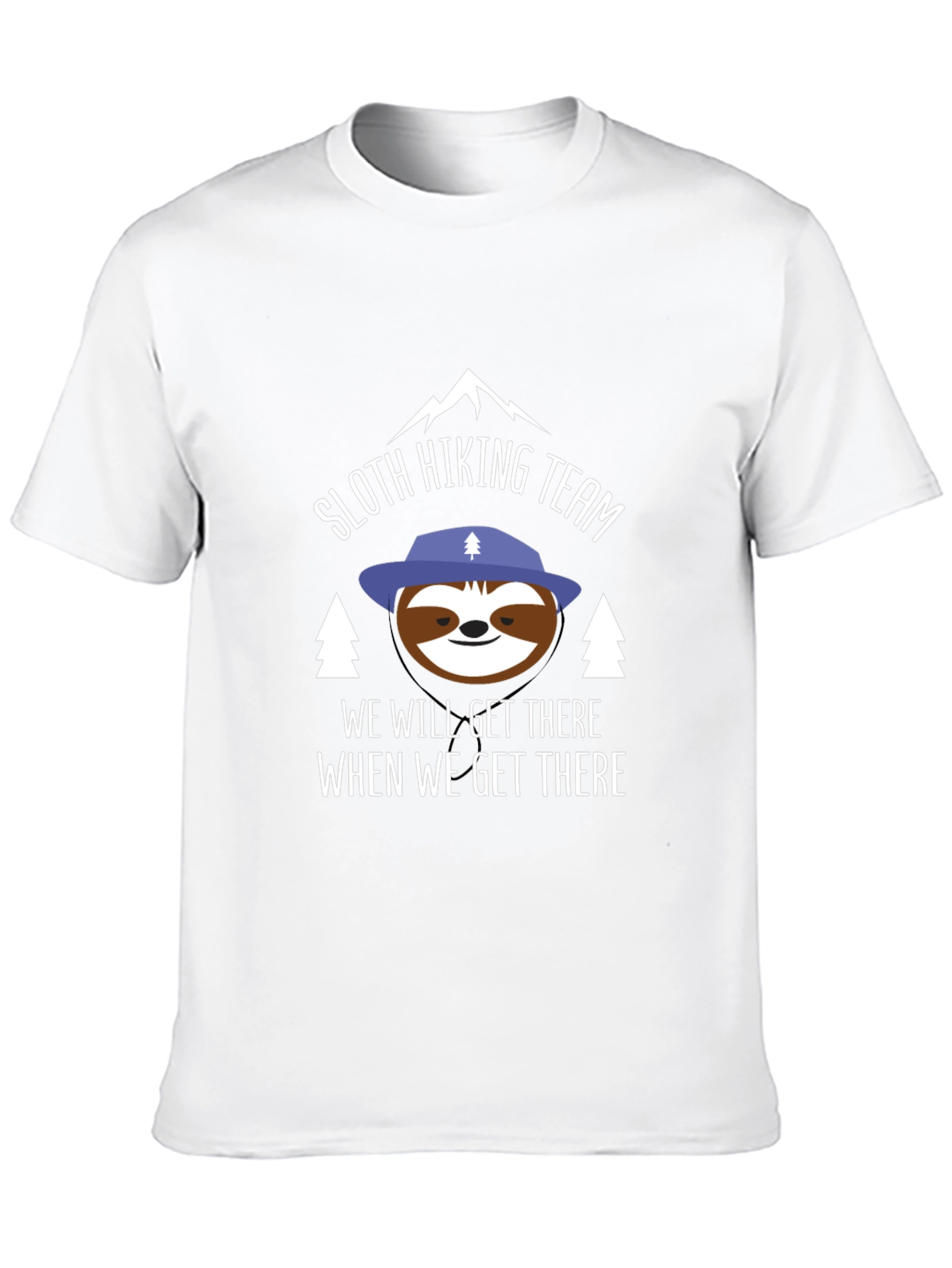 Sloth Hiking Team Graphic Tee