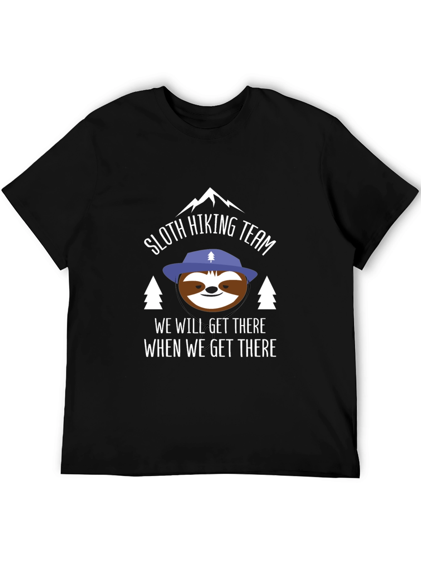 Sloth Hiking Team Graphic Tee