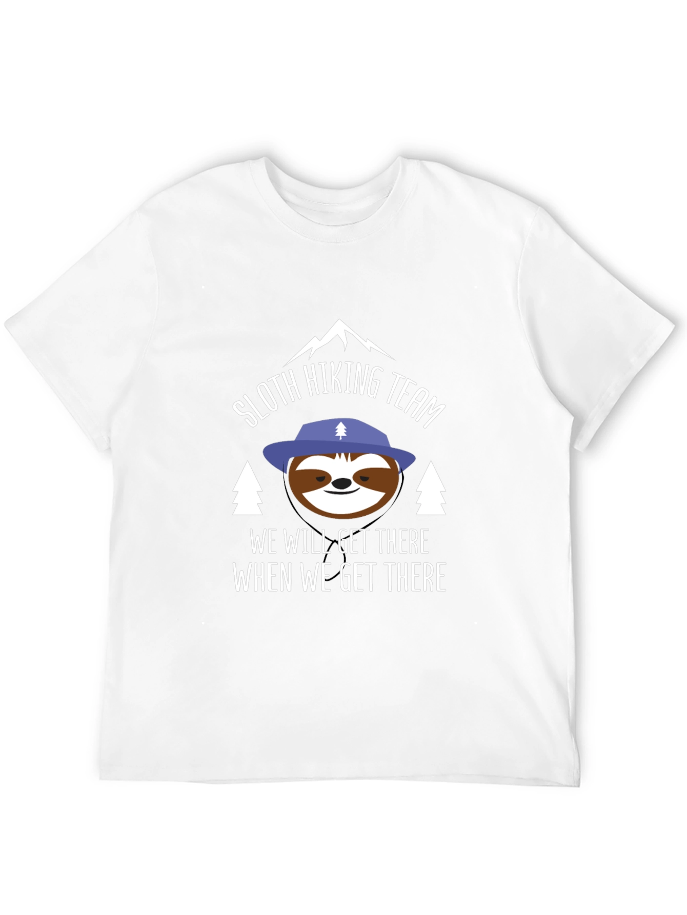 Sloth Hiking Team Graphic Tee