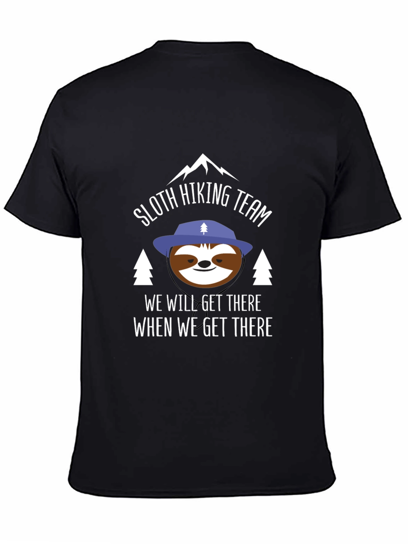 Sloth Hiking Team Graphic Tee