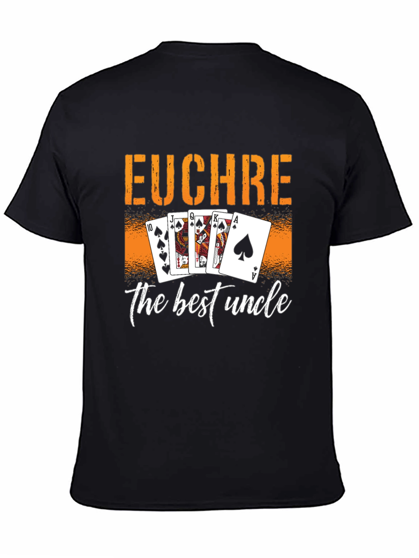 Euchre Best Uncle T-Shirt: Card Game Design