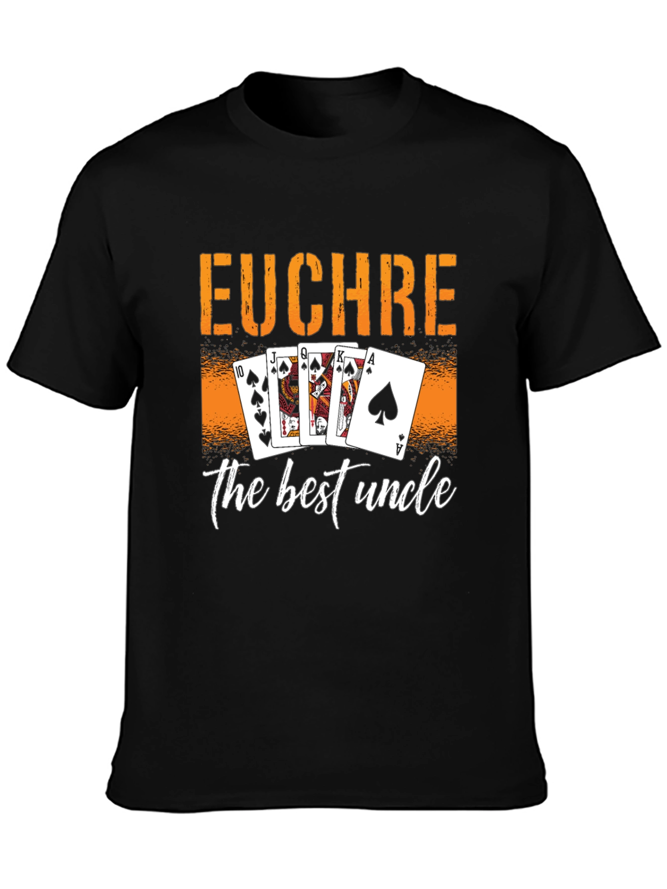 Euchre Best Uncle T-Shirt: Card Game Design