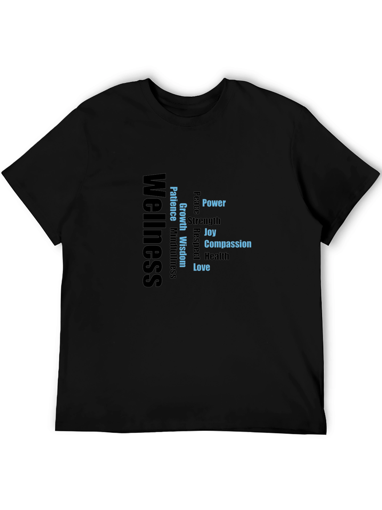 Wellness Word Art Graphic T-Shirt