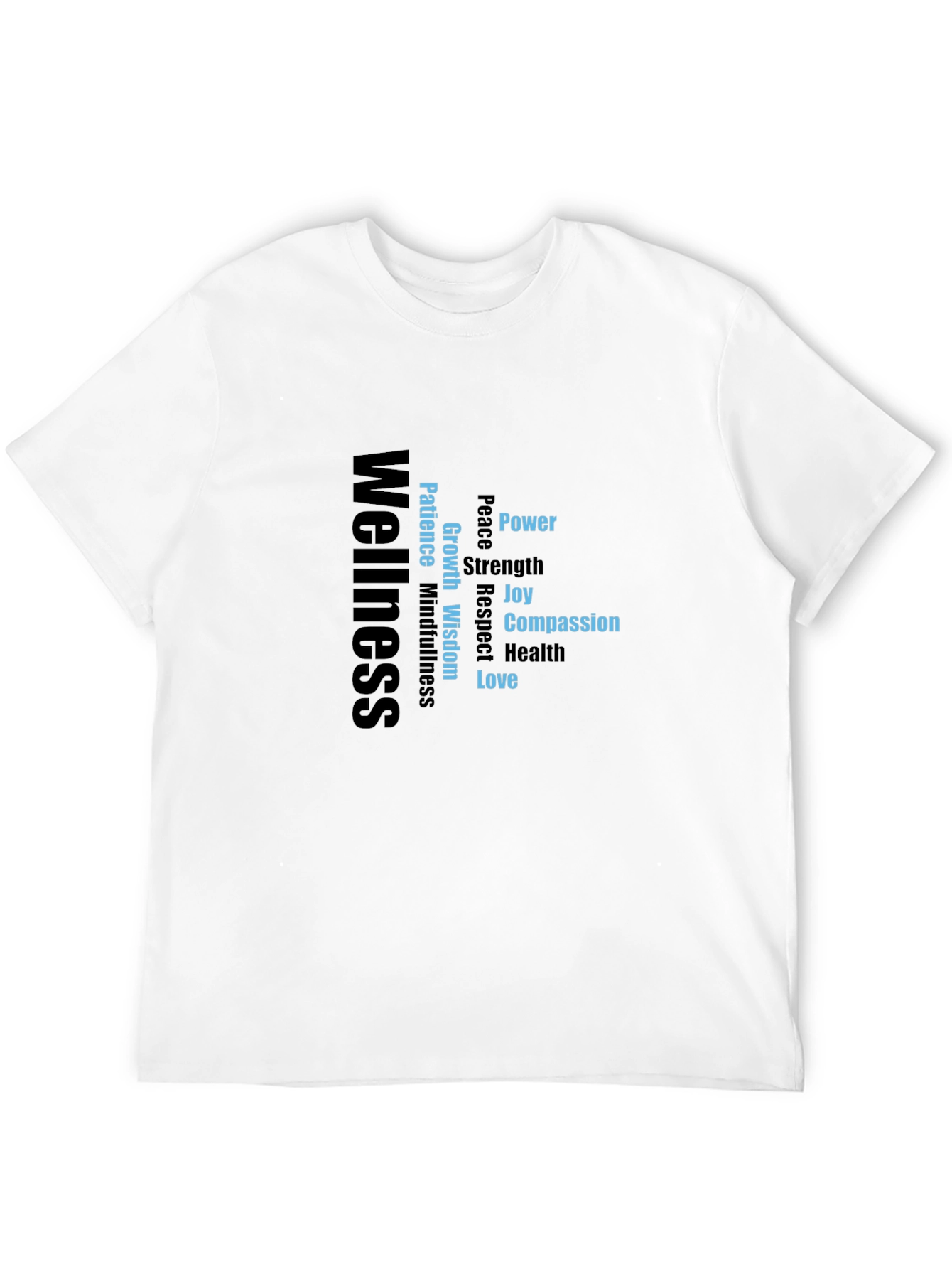 Wellness Word Art Graphic T-Shirt