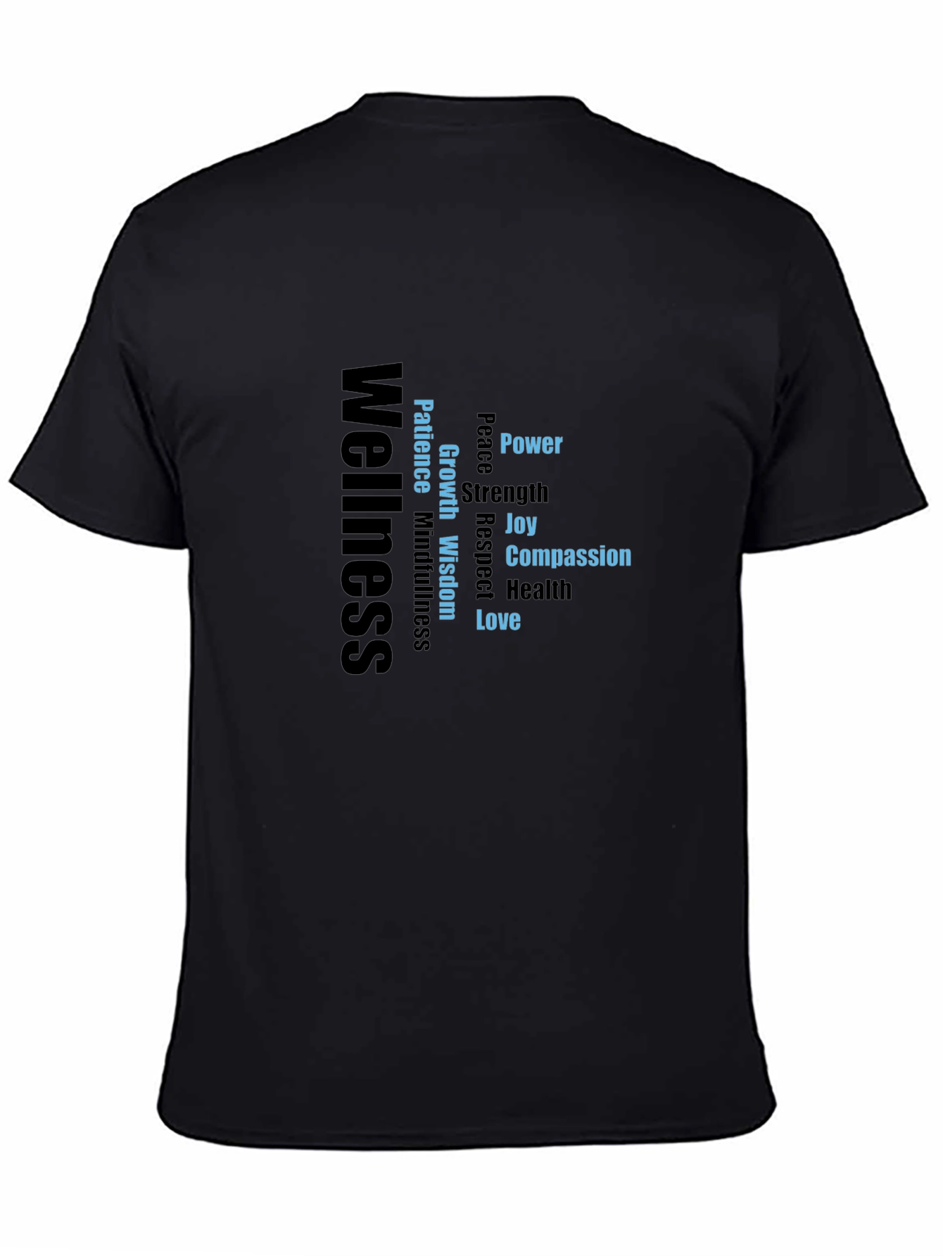 Wellness Word Art Graphic T-Shirt