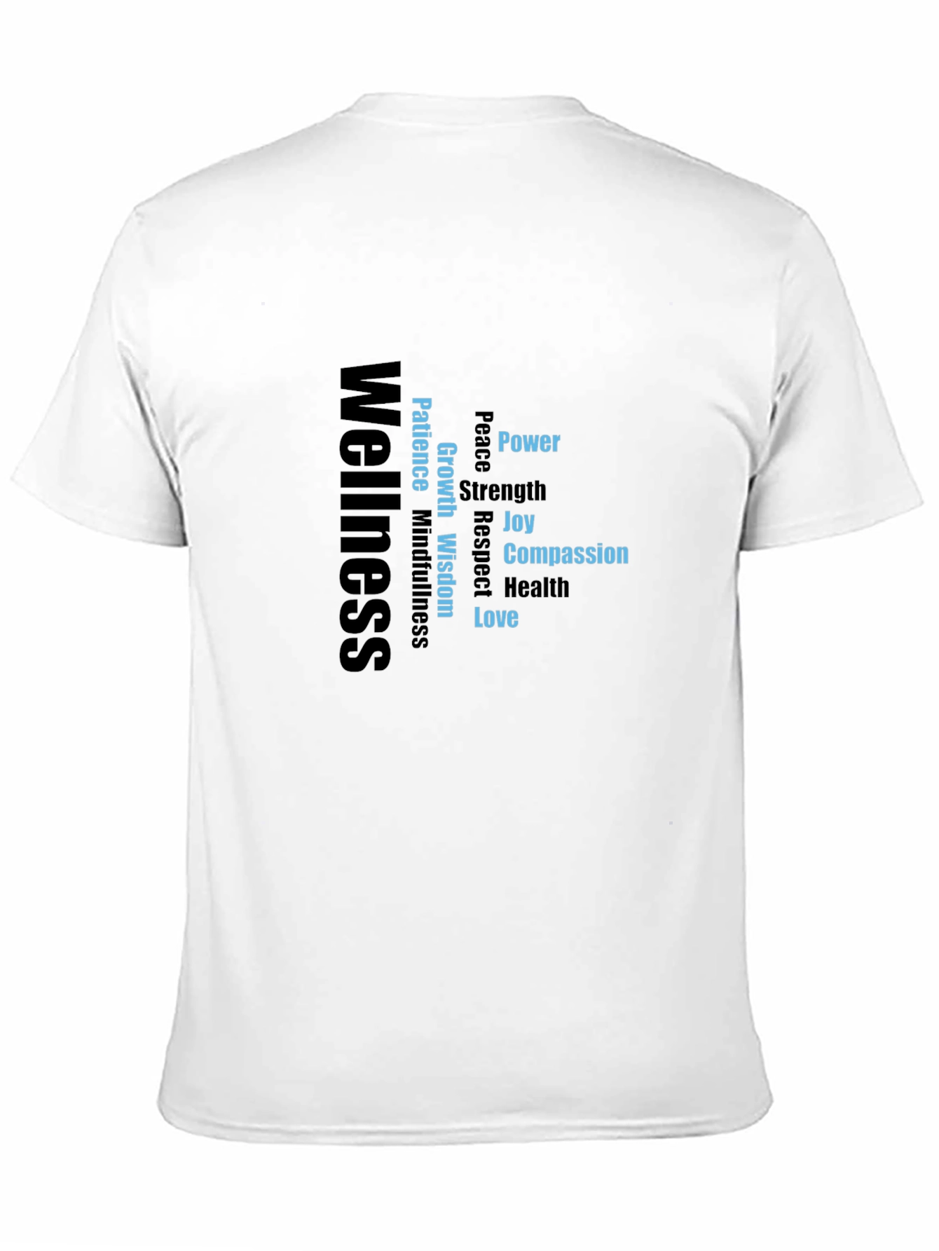 Wellness Word Art Graphic T-Shirt
