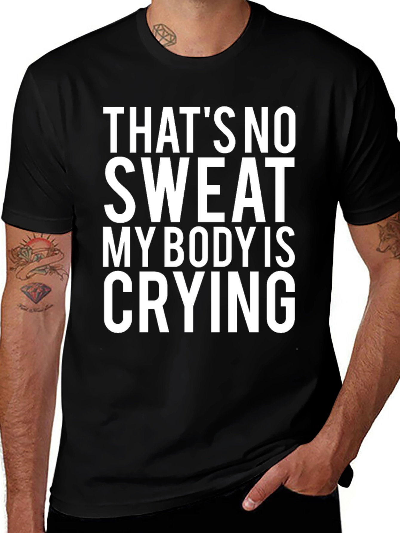 Thats No Sweat T-Shirt Funny Workout Gym Tee