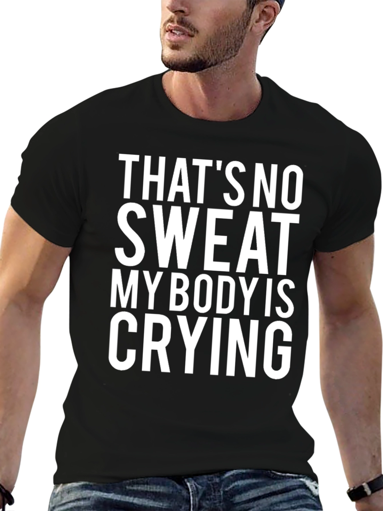 Thats No Sweat T-Shirt Funny Workout Gym Tee