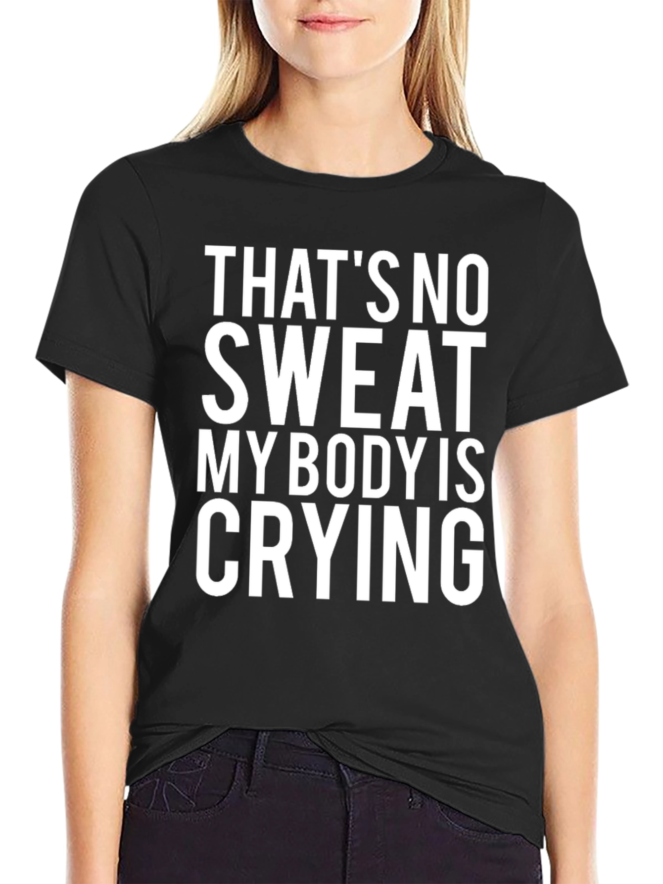 Thats No Sweat T-Shirt Funny Workout Gym Tee