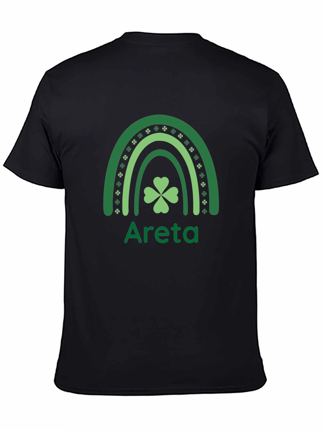 St. Patricks Day Areta Rainbow Clover T-Shirt
