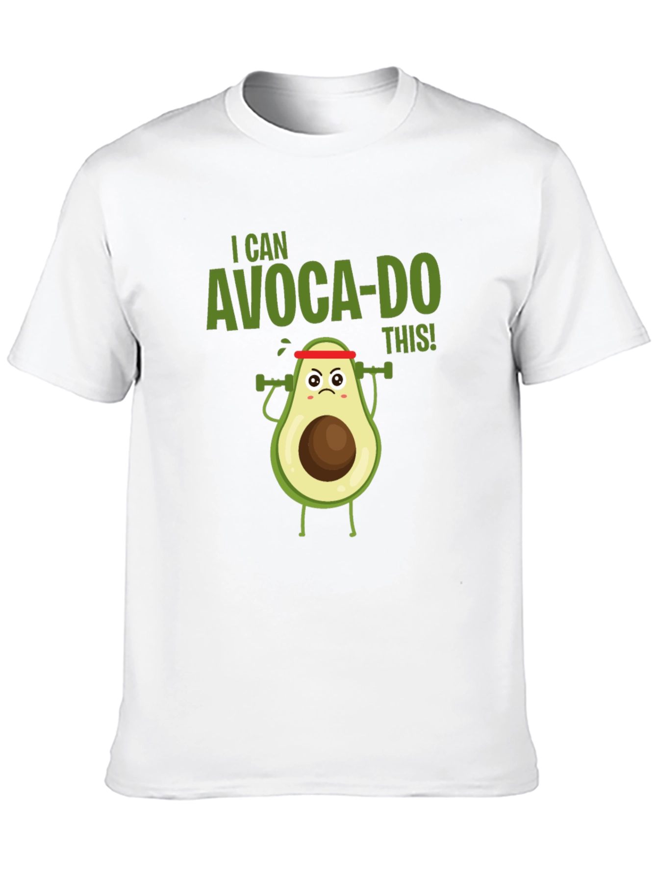 I Can Avoca-Do This! Funny Avocado Workout T-Shirt