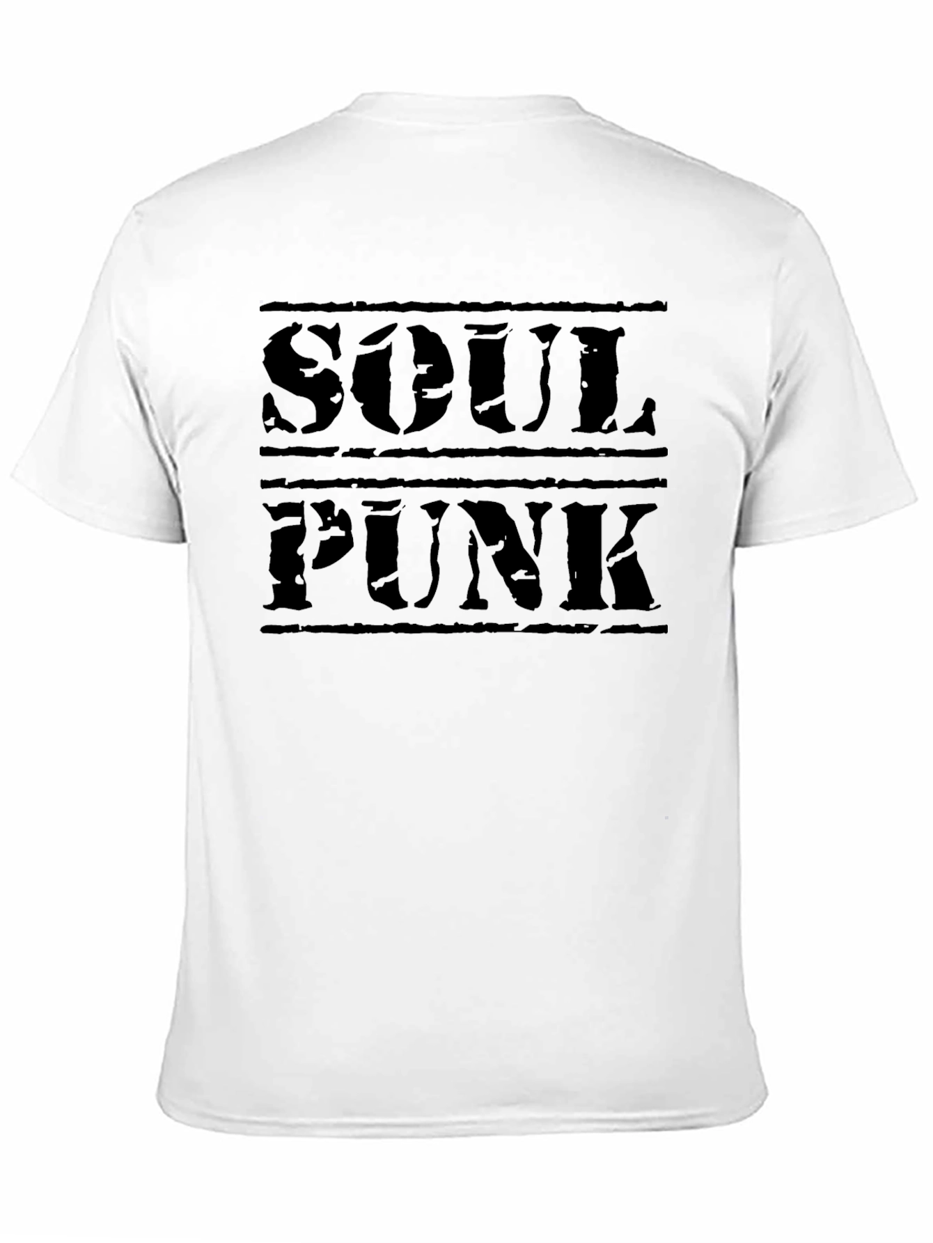 Soul Punk Graphic Print Black T-Shirt