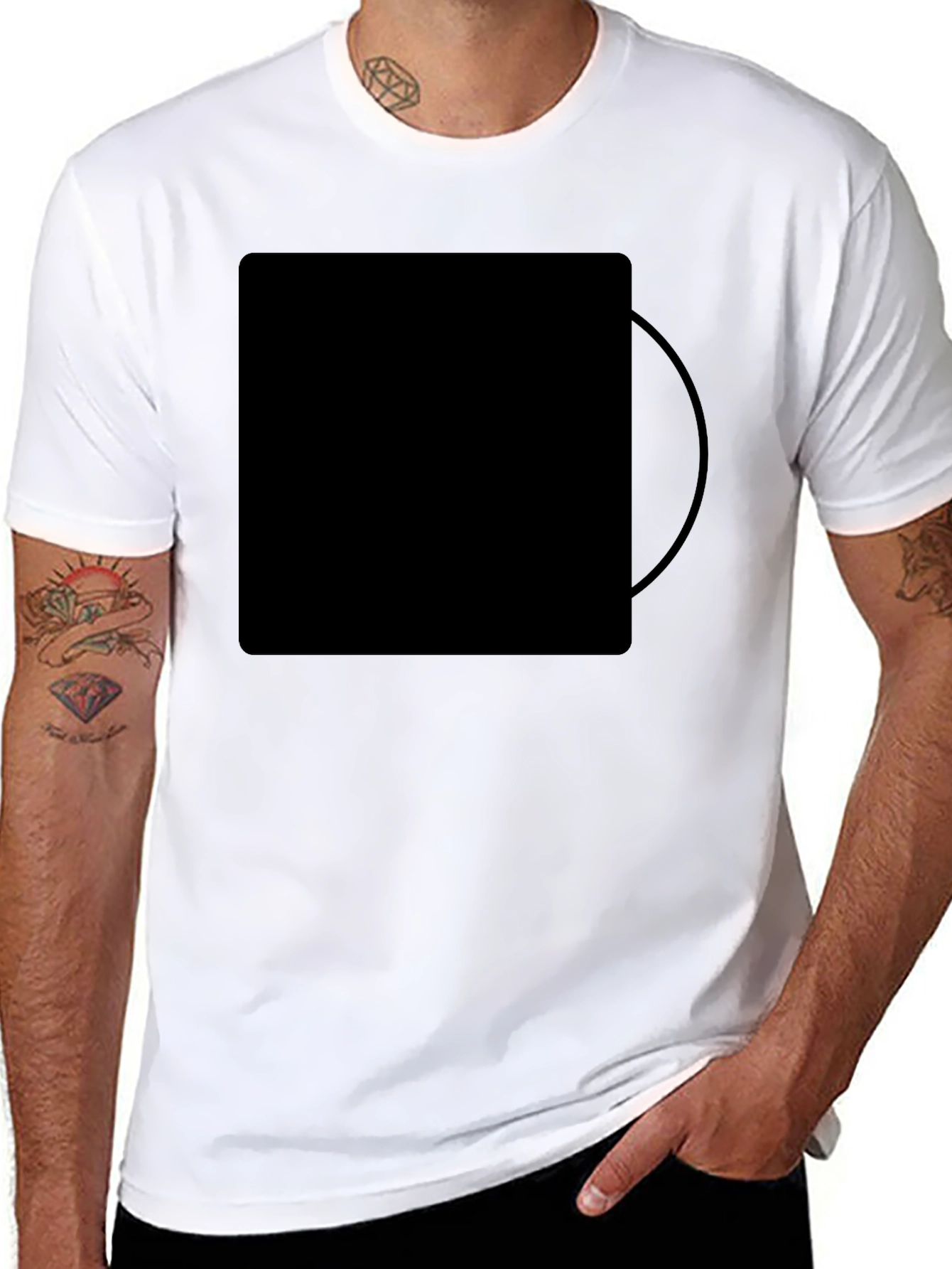 Classic Black Mens T-Shirt