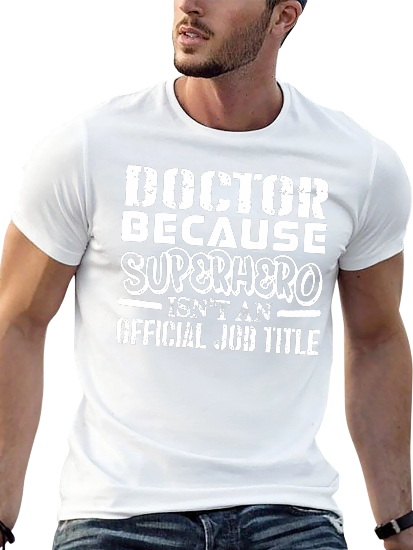 Doctor Superhero Funny Graphic T-Shirt
