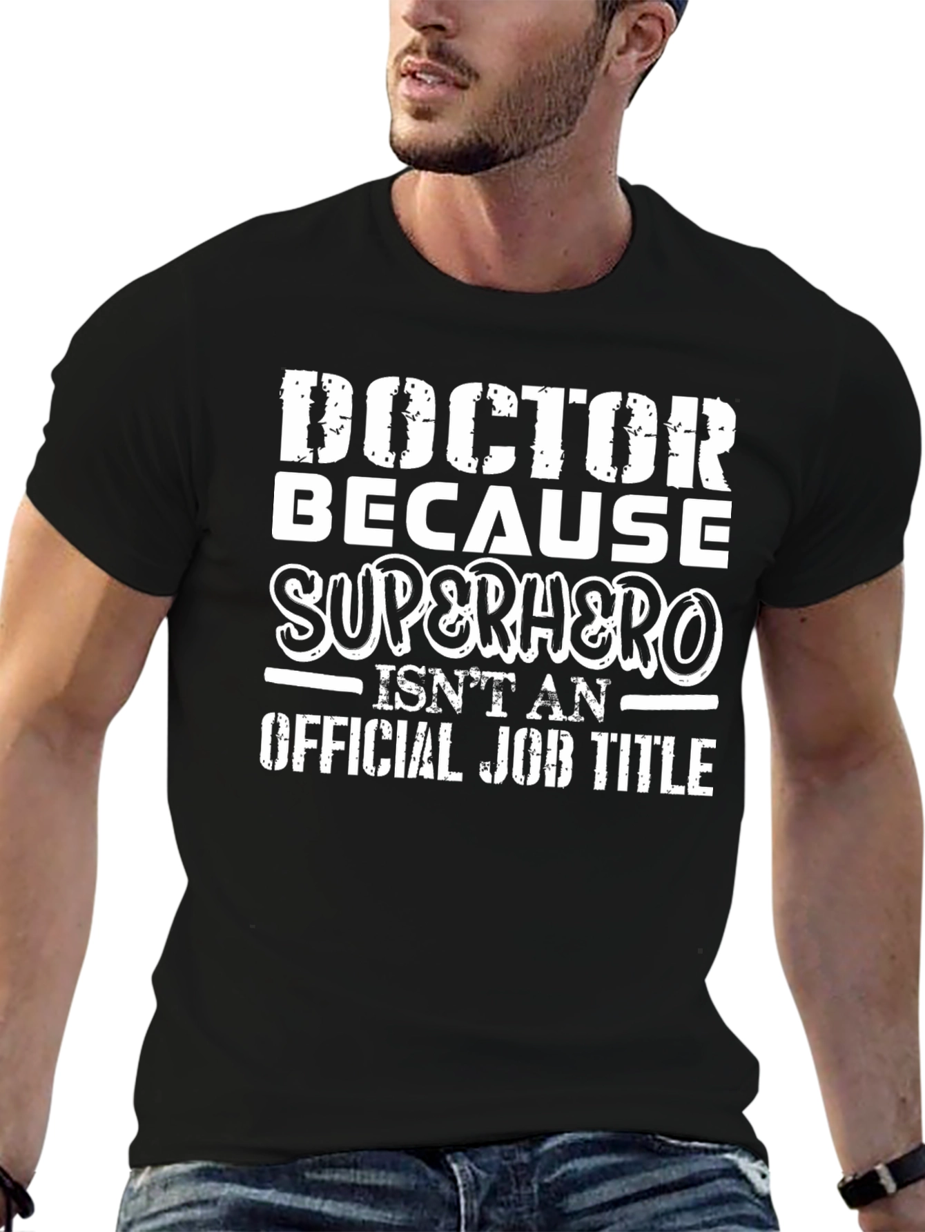 Doctor Superhero Funny Graphic T-Shirt