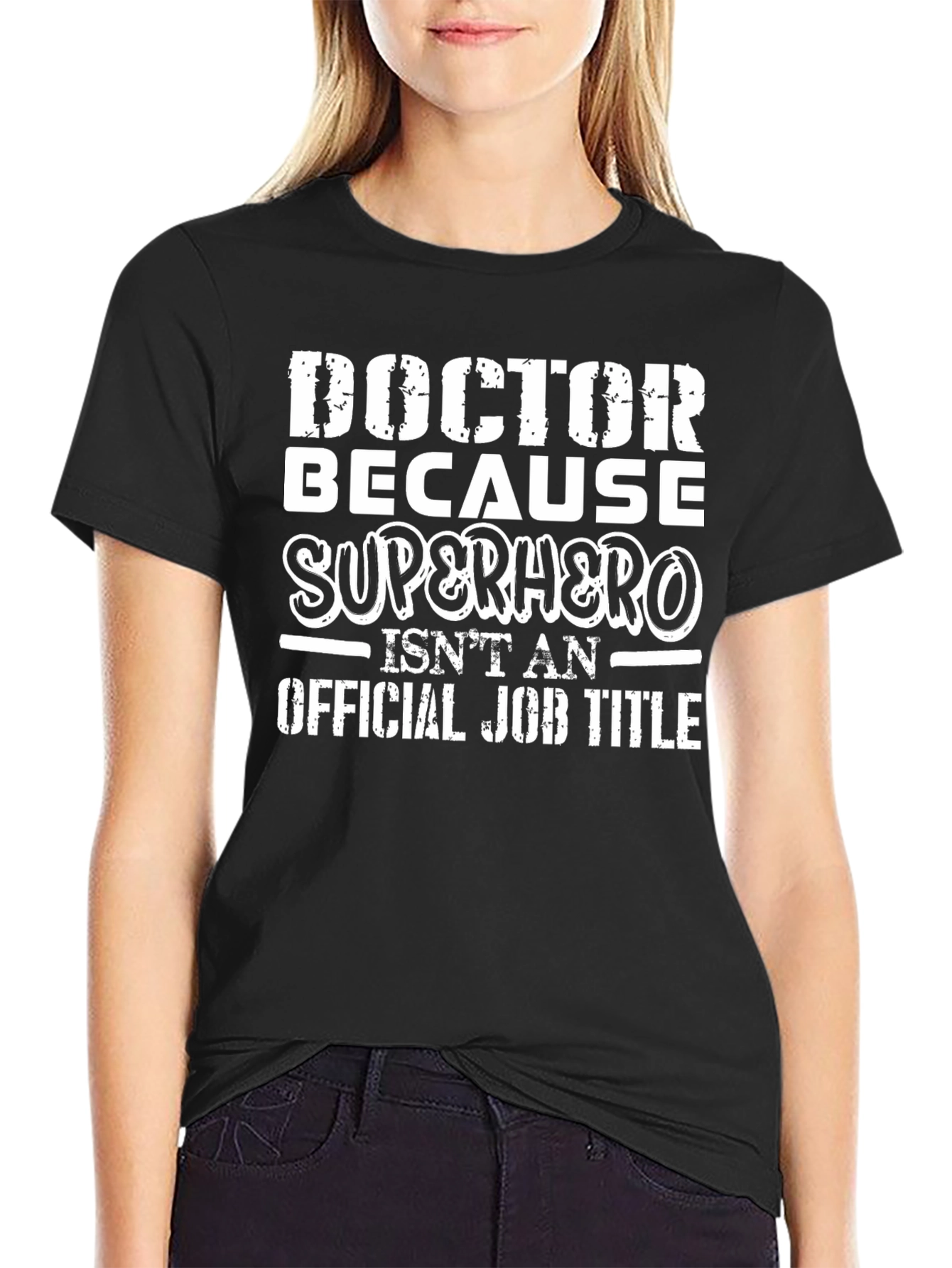Doctor Superhero Funny Graphic T-Shirt