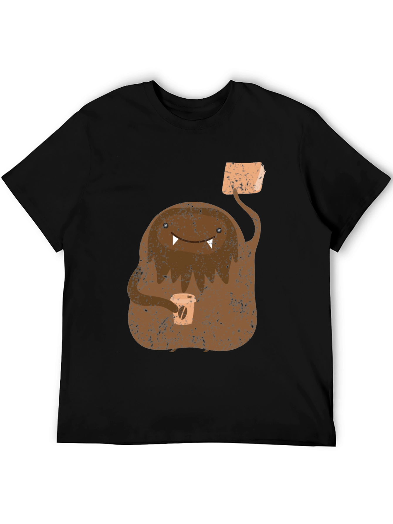 Coffee Monster Graphic Tee - Unique Unisex Design