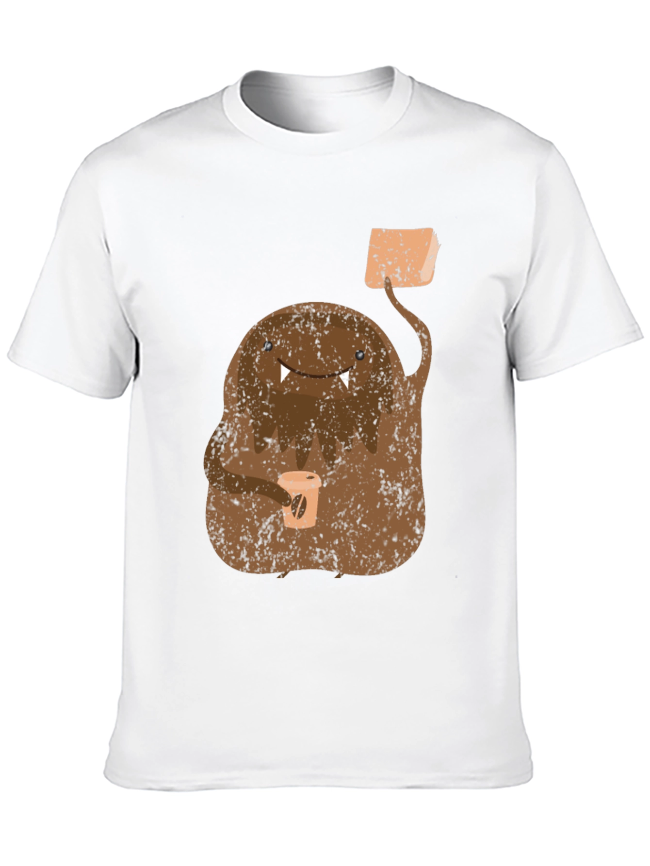 Coffee Monster Graphic Tee - Unique Unisex Design