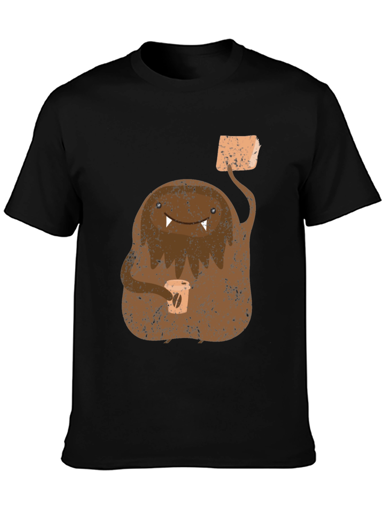 Coffee Monster Graphic Tee - Unique Unisex Design