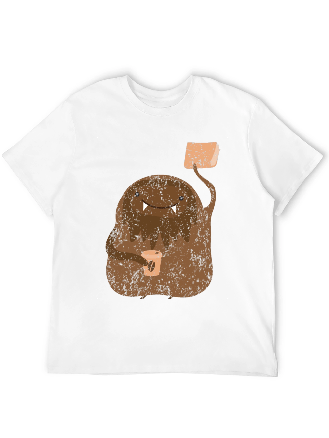 Coffee Monster Graphic Tee - Unique Unisex Design
