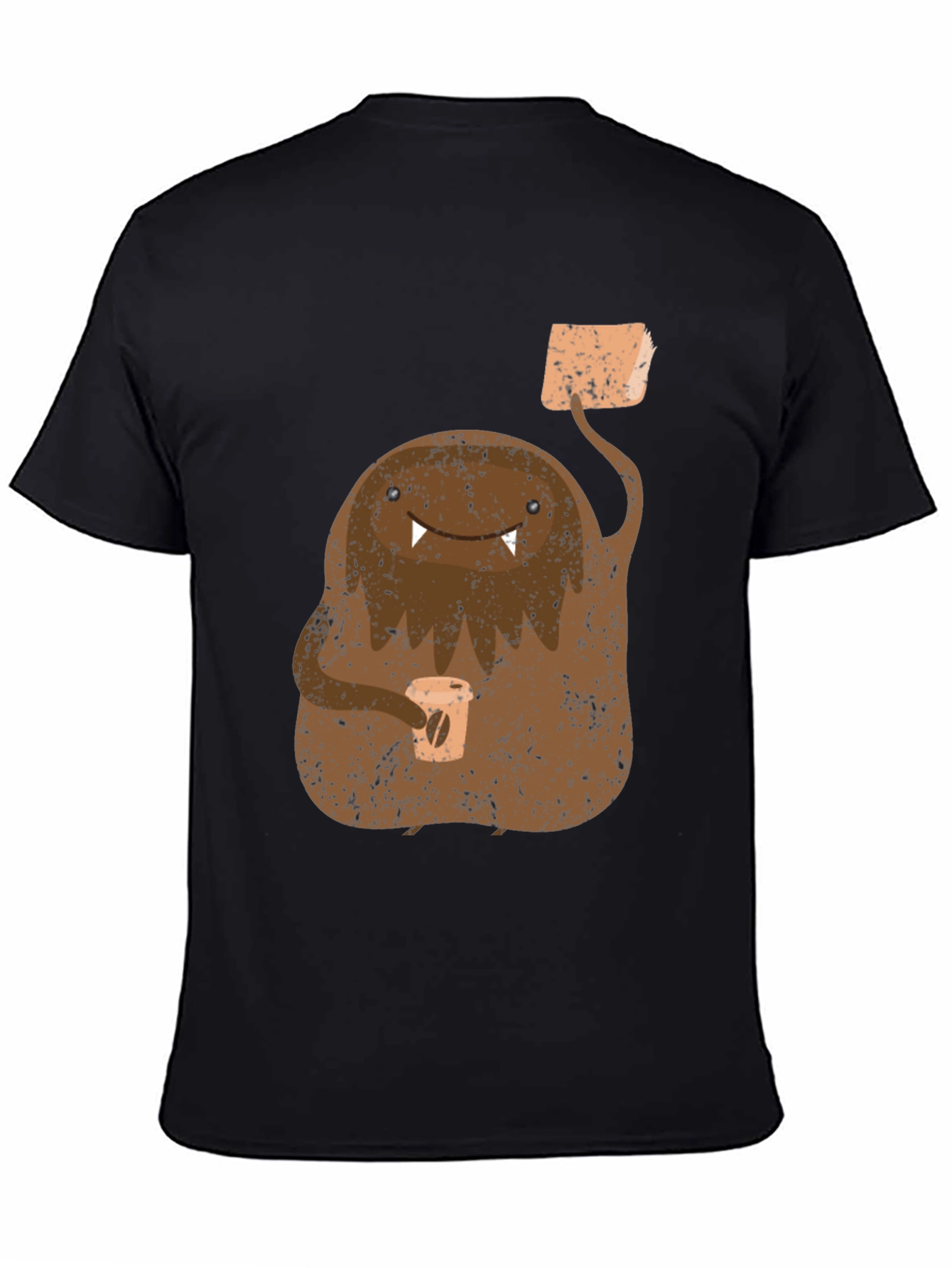 Coffee Monster Graphic Tee - Unique Unisex Design