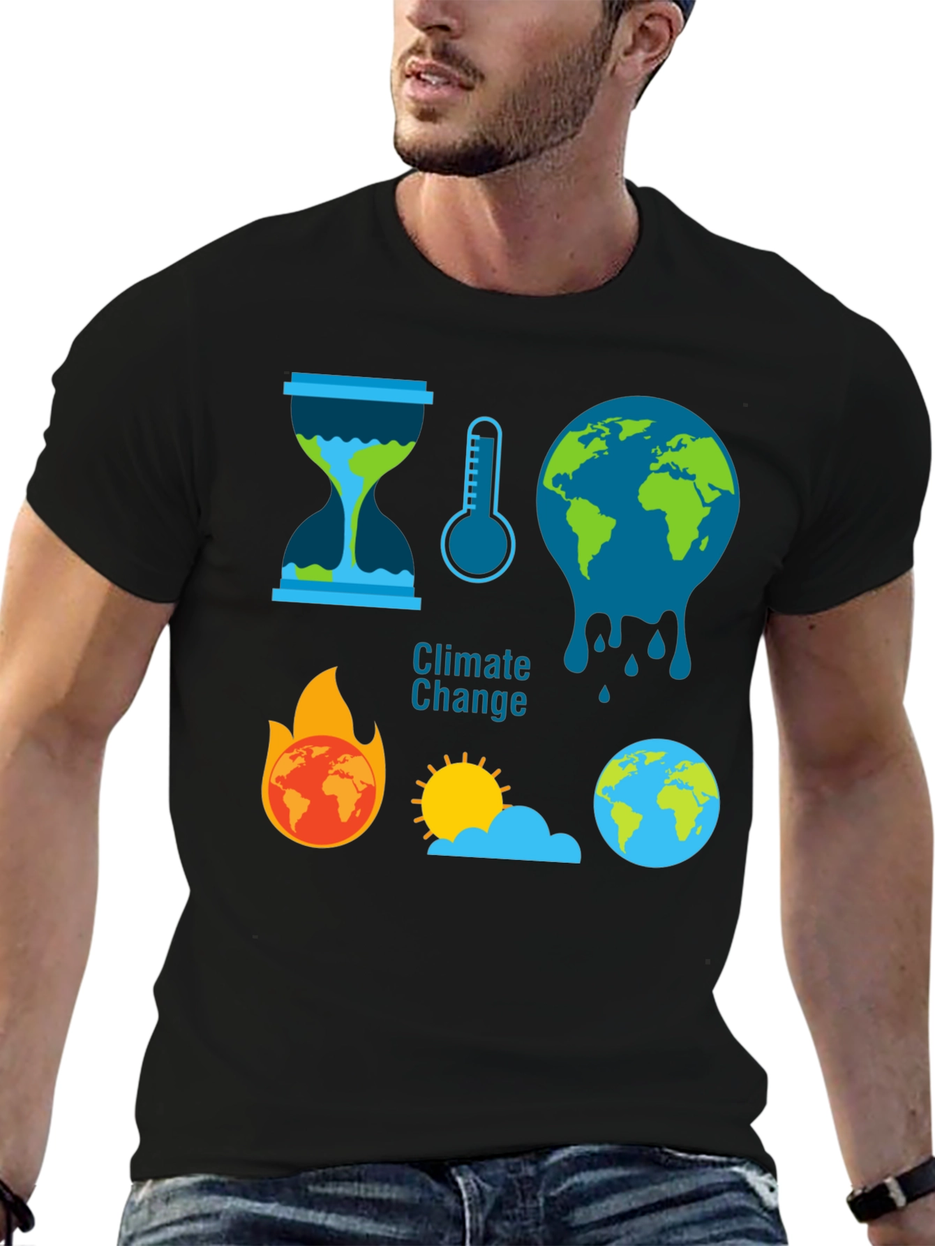 Climate Change Awareness Graphic T-Shirt