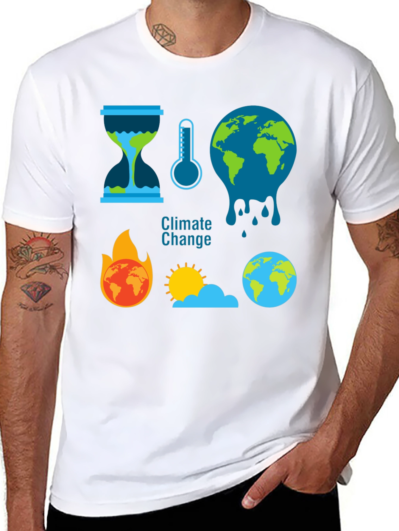 Climate Change Awareness Graphic T-Shirt