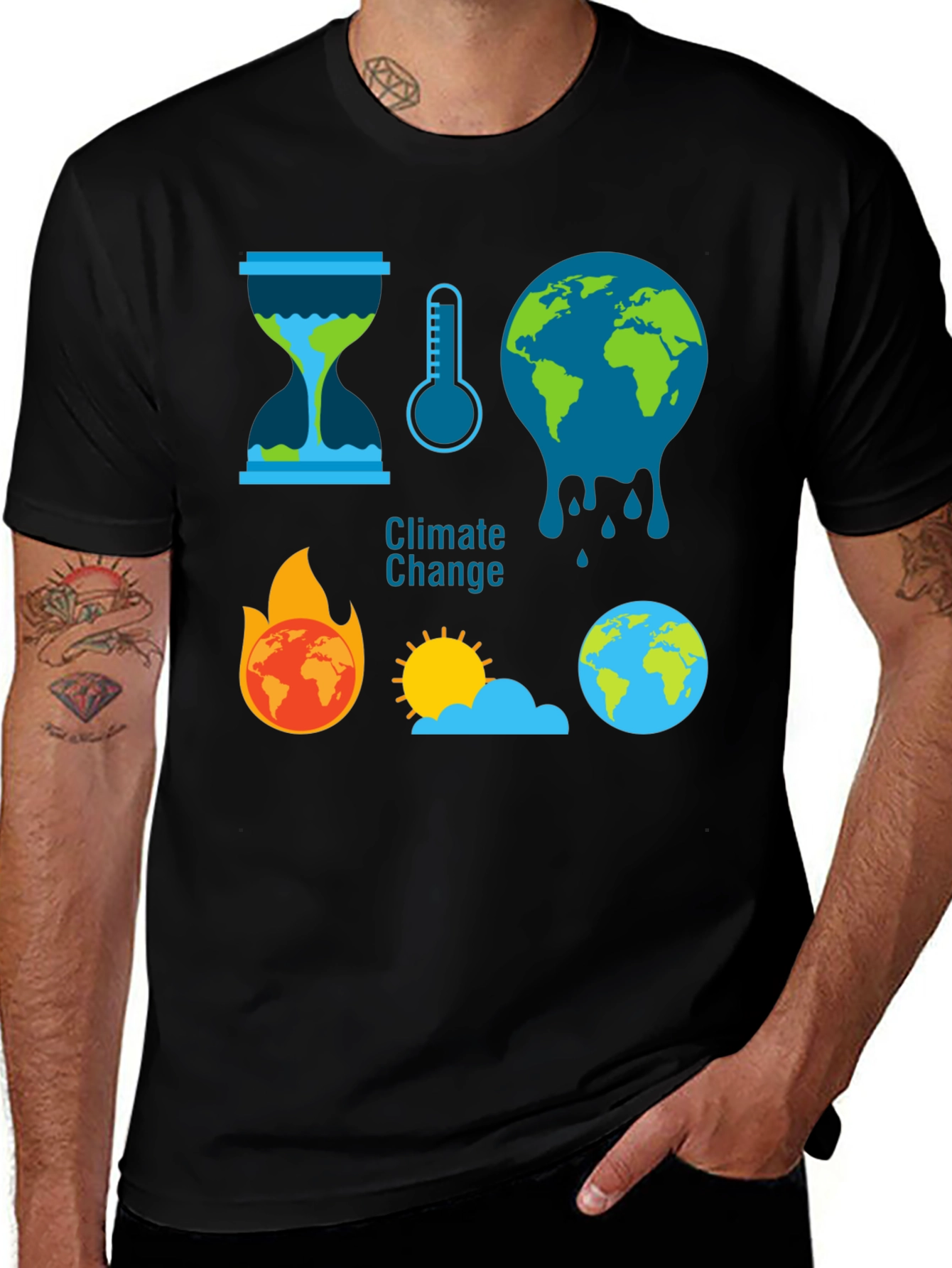 Climate Change Awareness Graphic T-Shirt