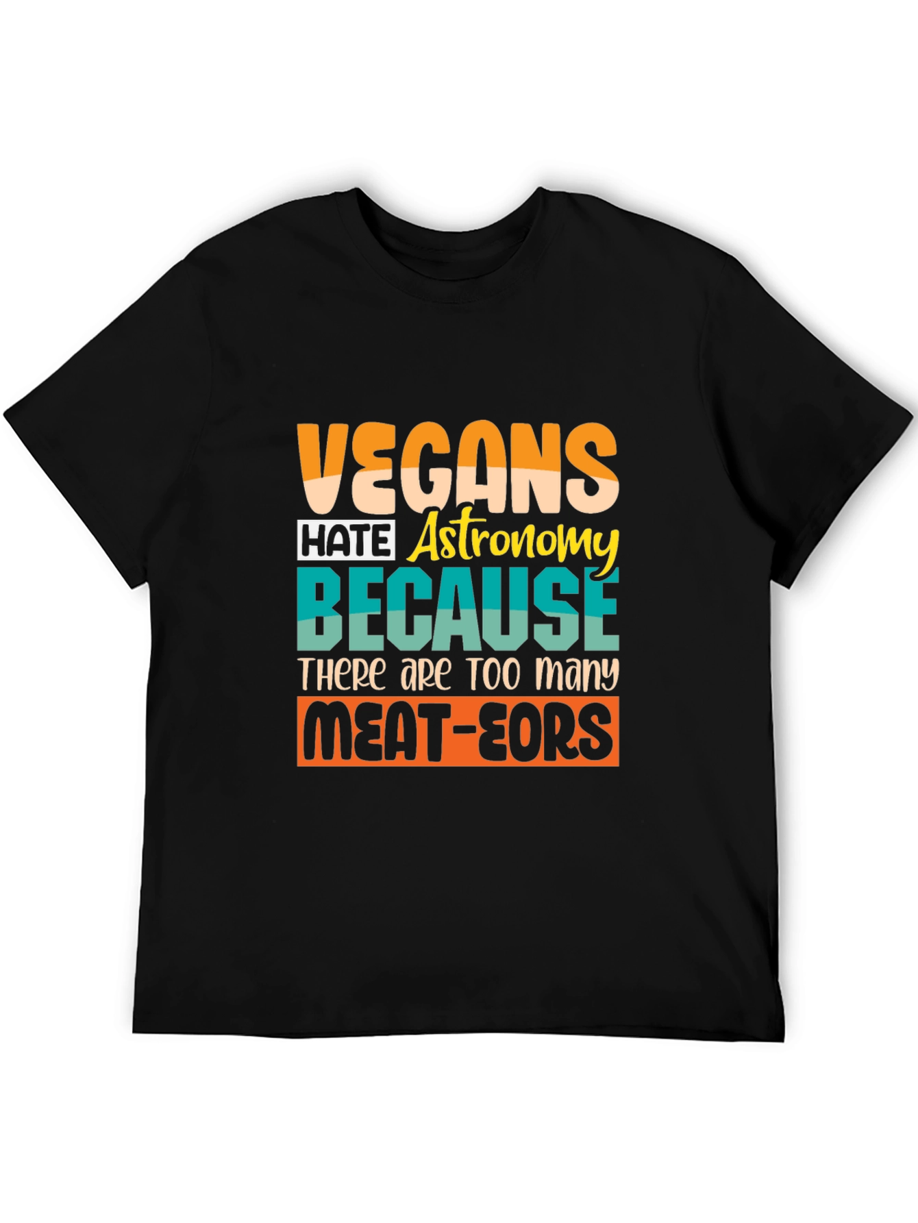Vegan Astronomy Humor T-Shirt