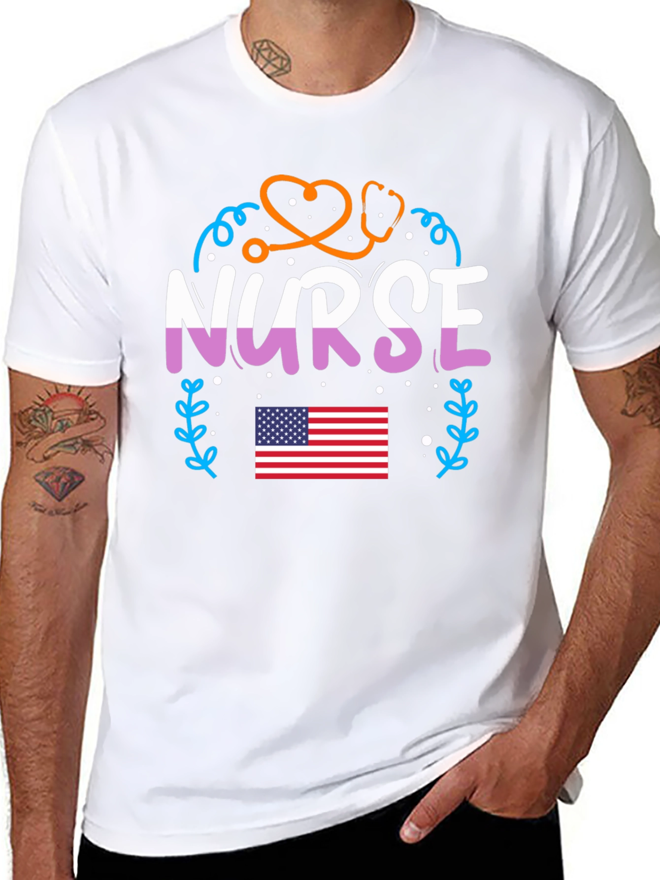 Patriotic Nurse T-Shirt