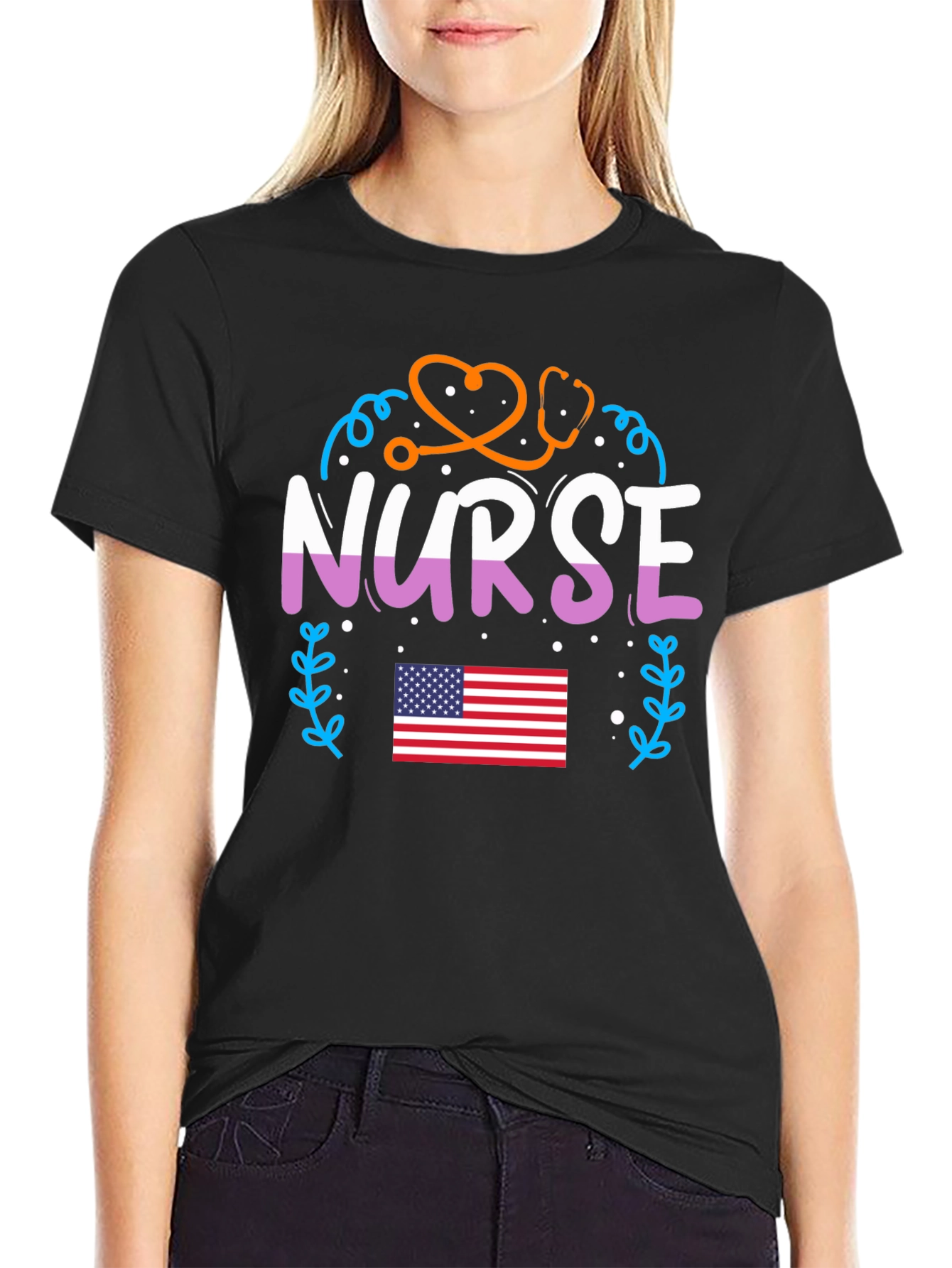 Patriotic Nurse T-Shirt