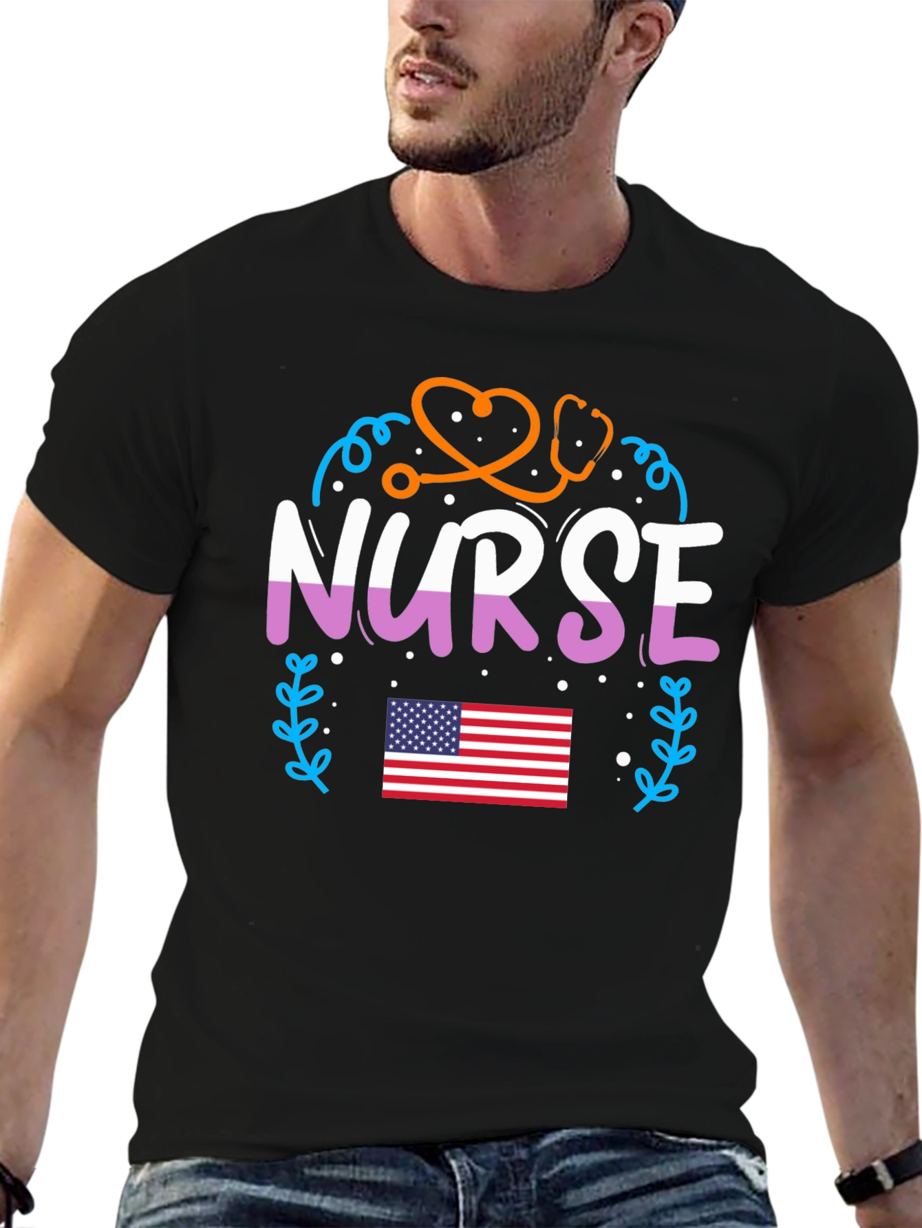 Patriotic Nurse T-Shirt