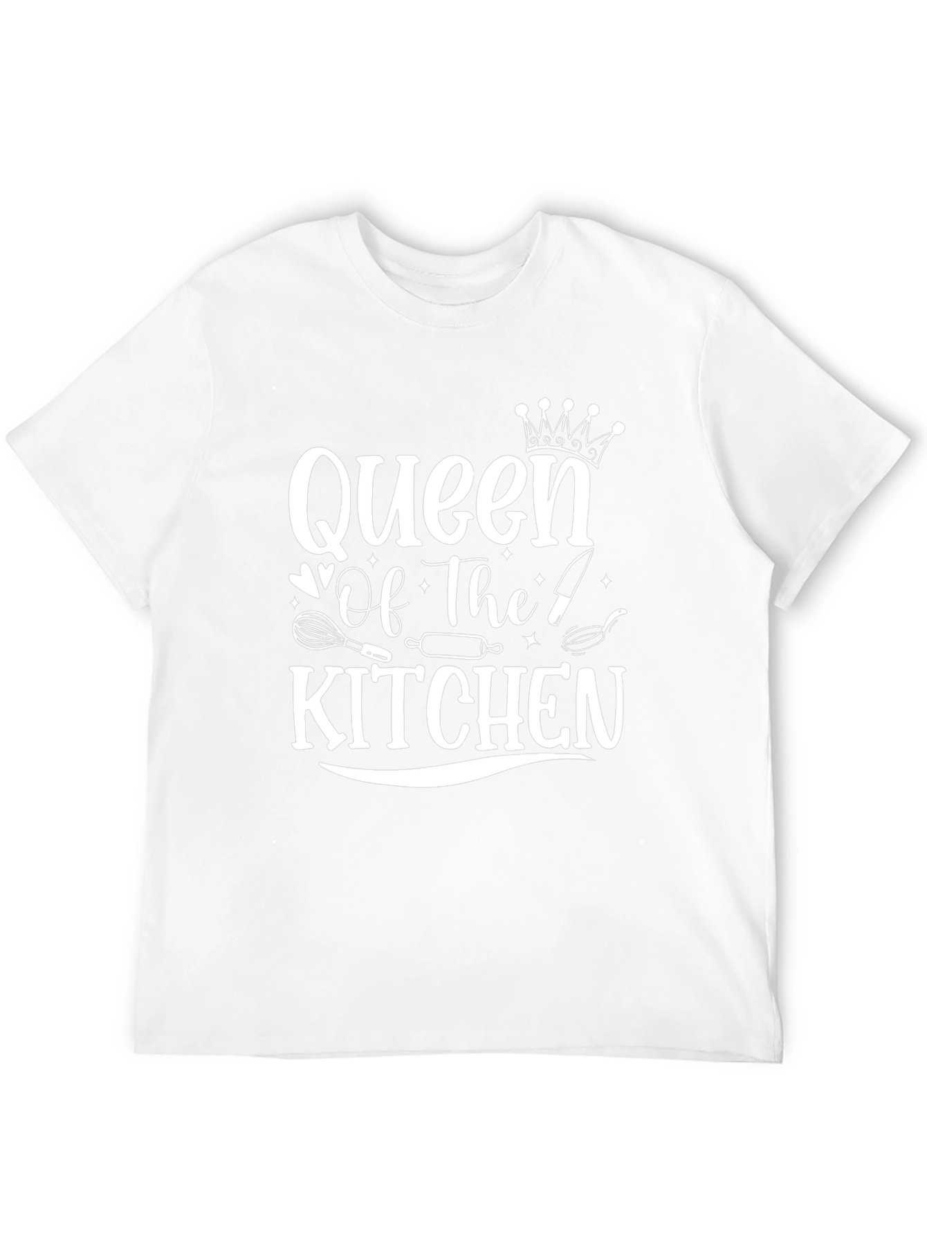 Queen of The Kitchen Graphic T-Shirt - Black