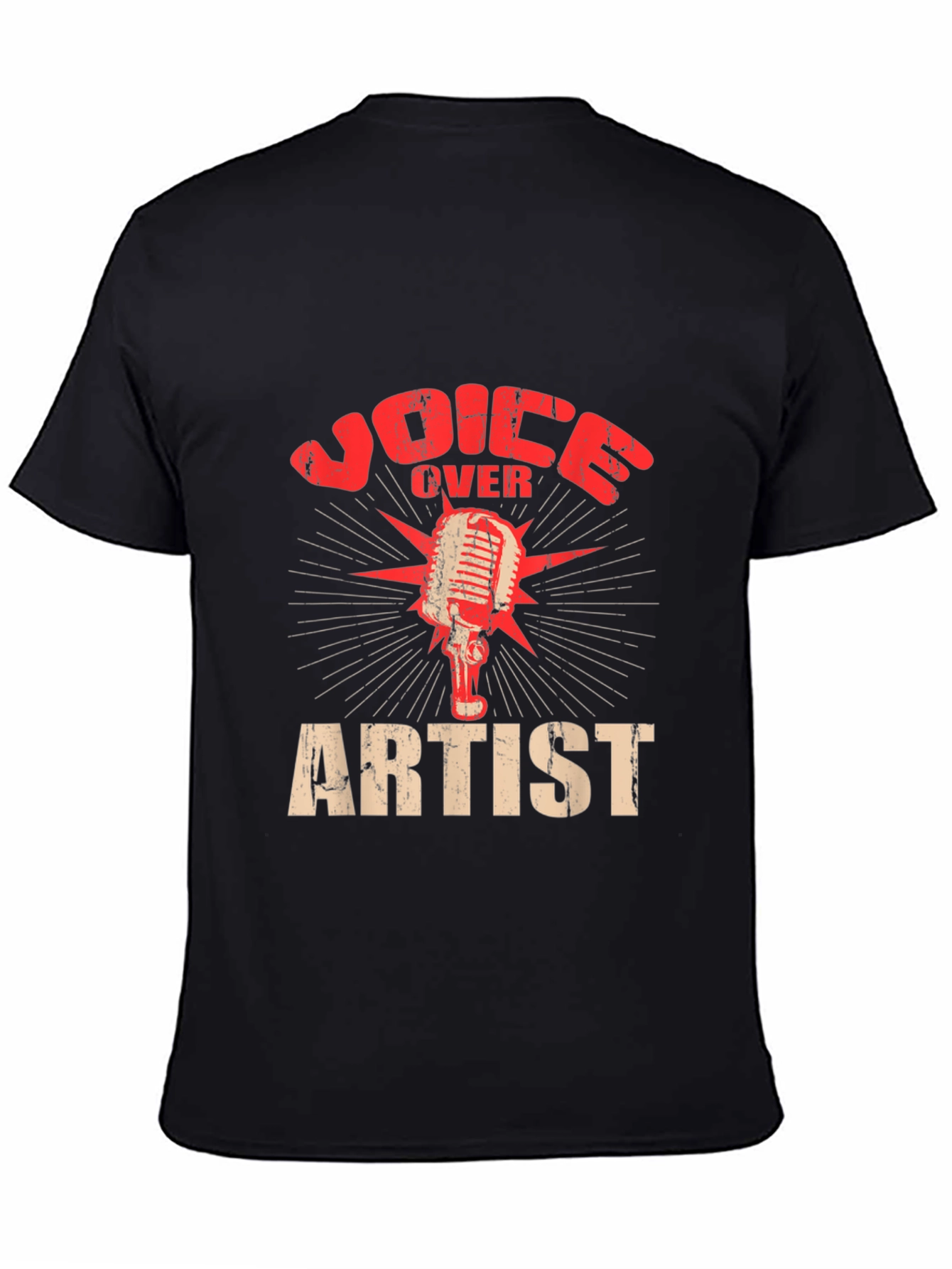 Voice Over Artist Black T-Shirt