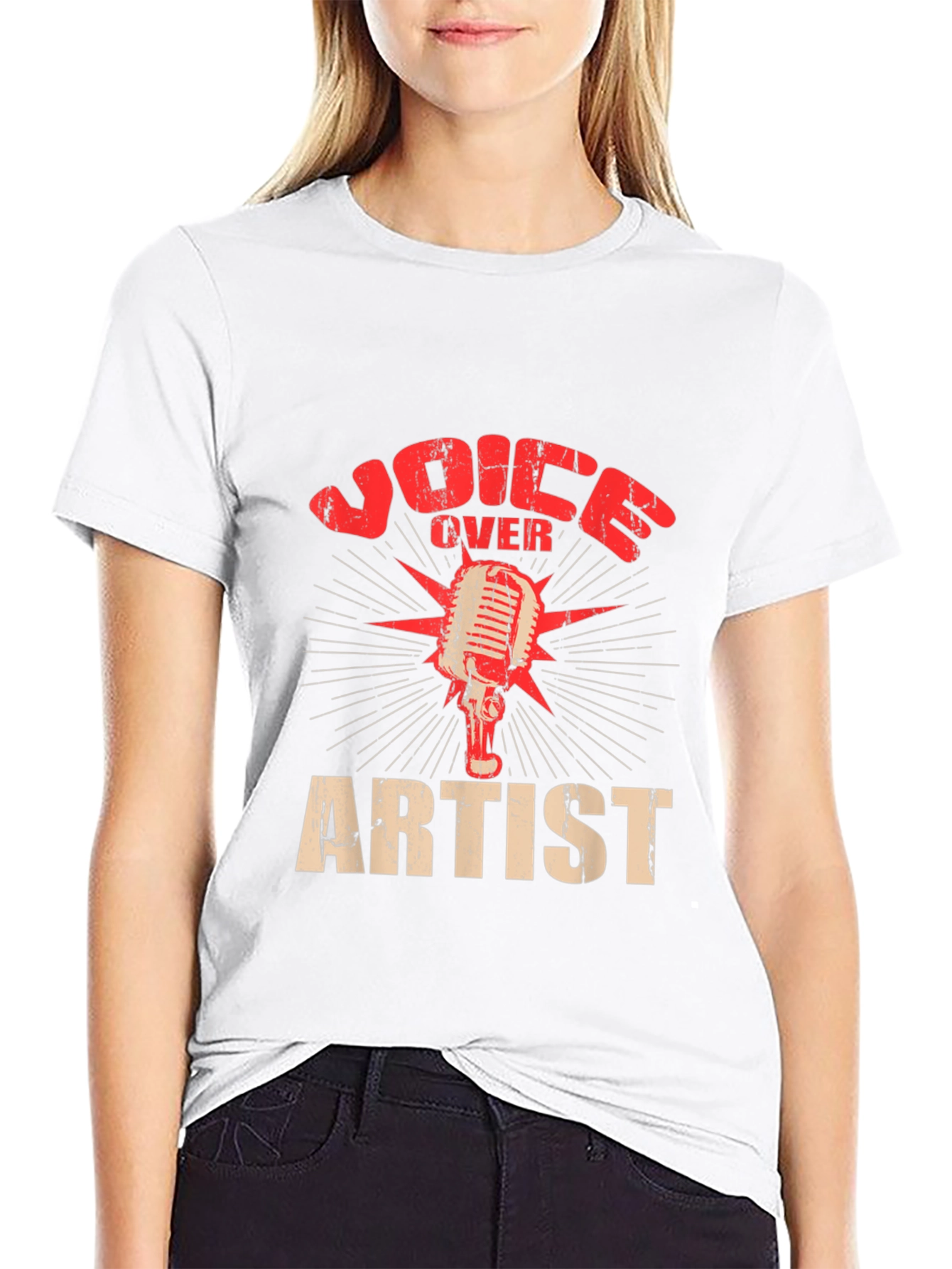 Voice Over Artist Black T-Shirt